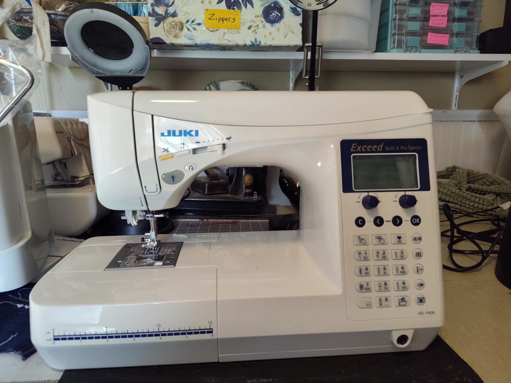 Juki HZL-F600 Computerized Sewing and Quilting Machine customer photo 2