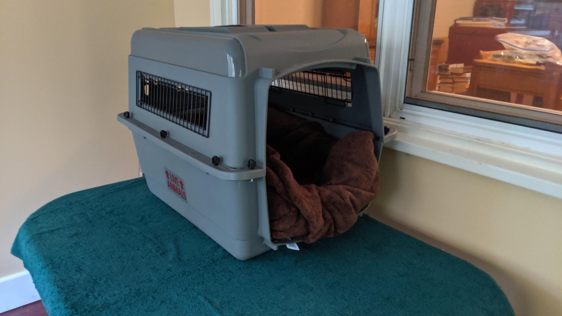 Petmate Sky Kennel, for Air Travel, 36in Dog Crate for Pets 50 to 70lbs customer photo 1