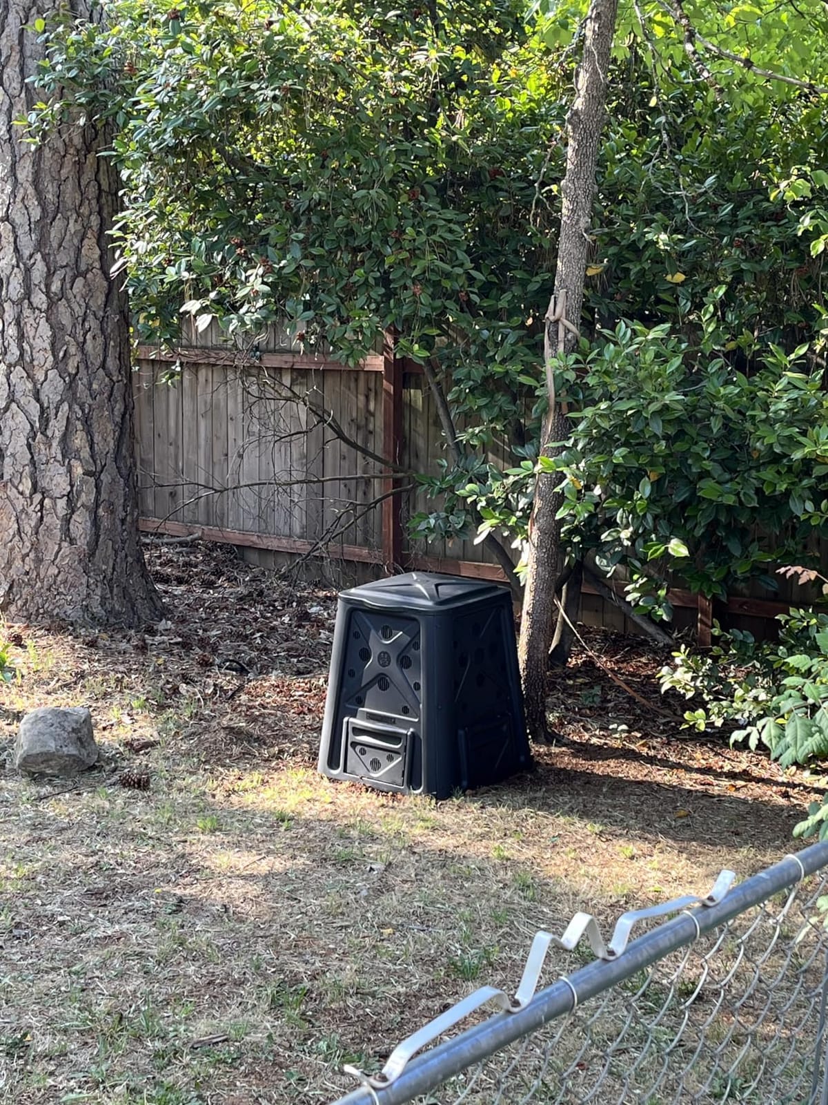 Redmon Outdoor Compost Bin with Lift Off Lid, 4-Door Access & Vent Holes, 65 Gallon, Black - Composting Bin Container for Kitchen Food Waste Recycling customer photo 2