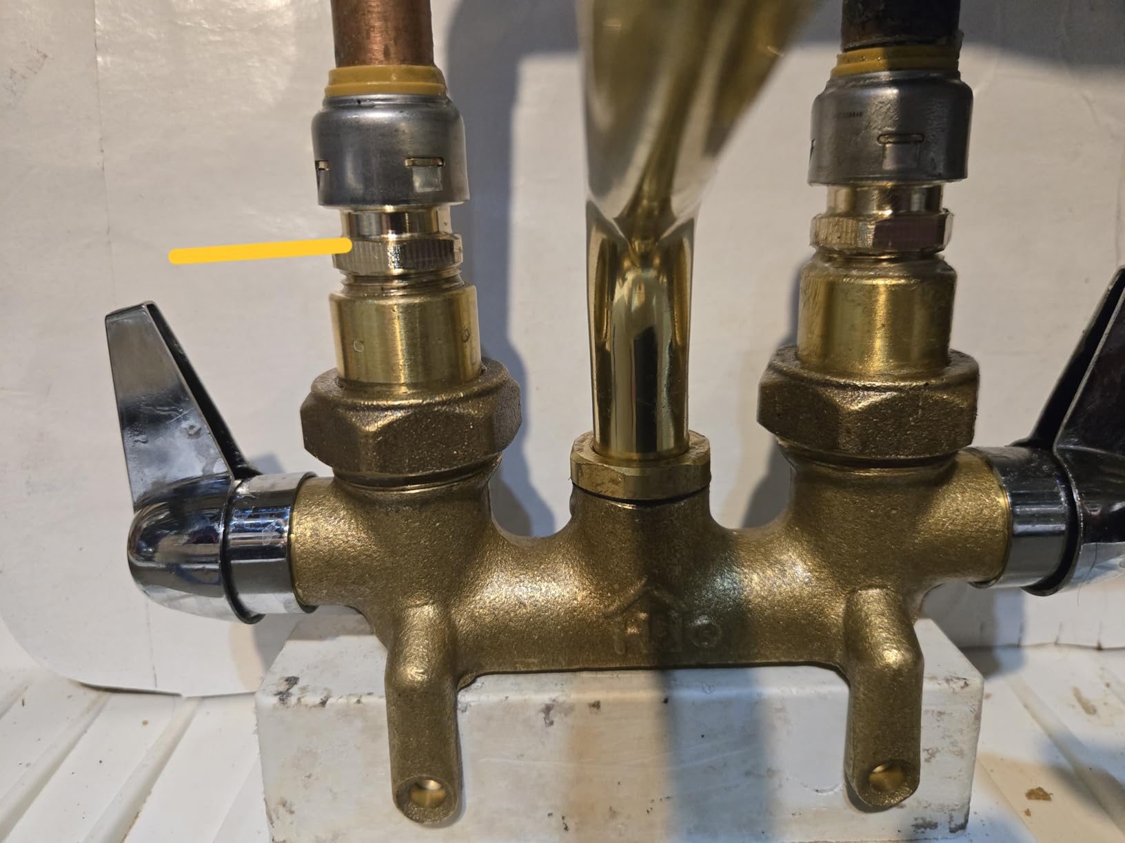 Homewerks Worldwide 3310-250-RB-B Rough Brass Laundry Faucet, No Size customer photo 1