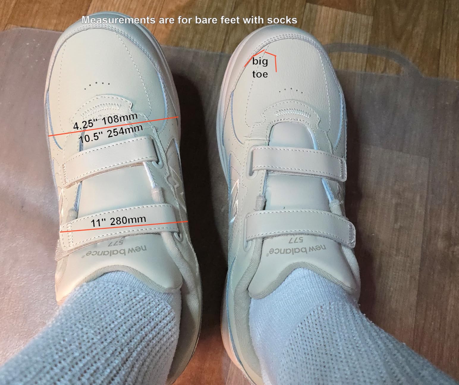 New Balance Men's 577 V1 Hook and Loop customer photo 2