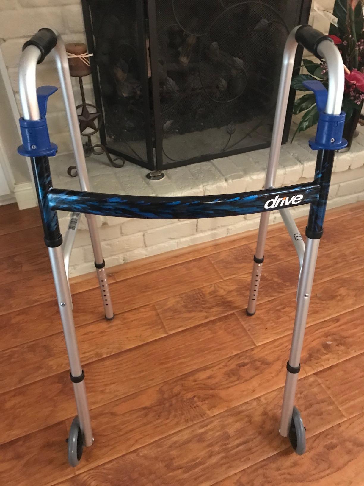 Drive Medical Trigger Release Folding Walker with Contoured Hand Grips customer photo 1