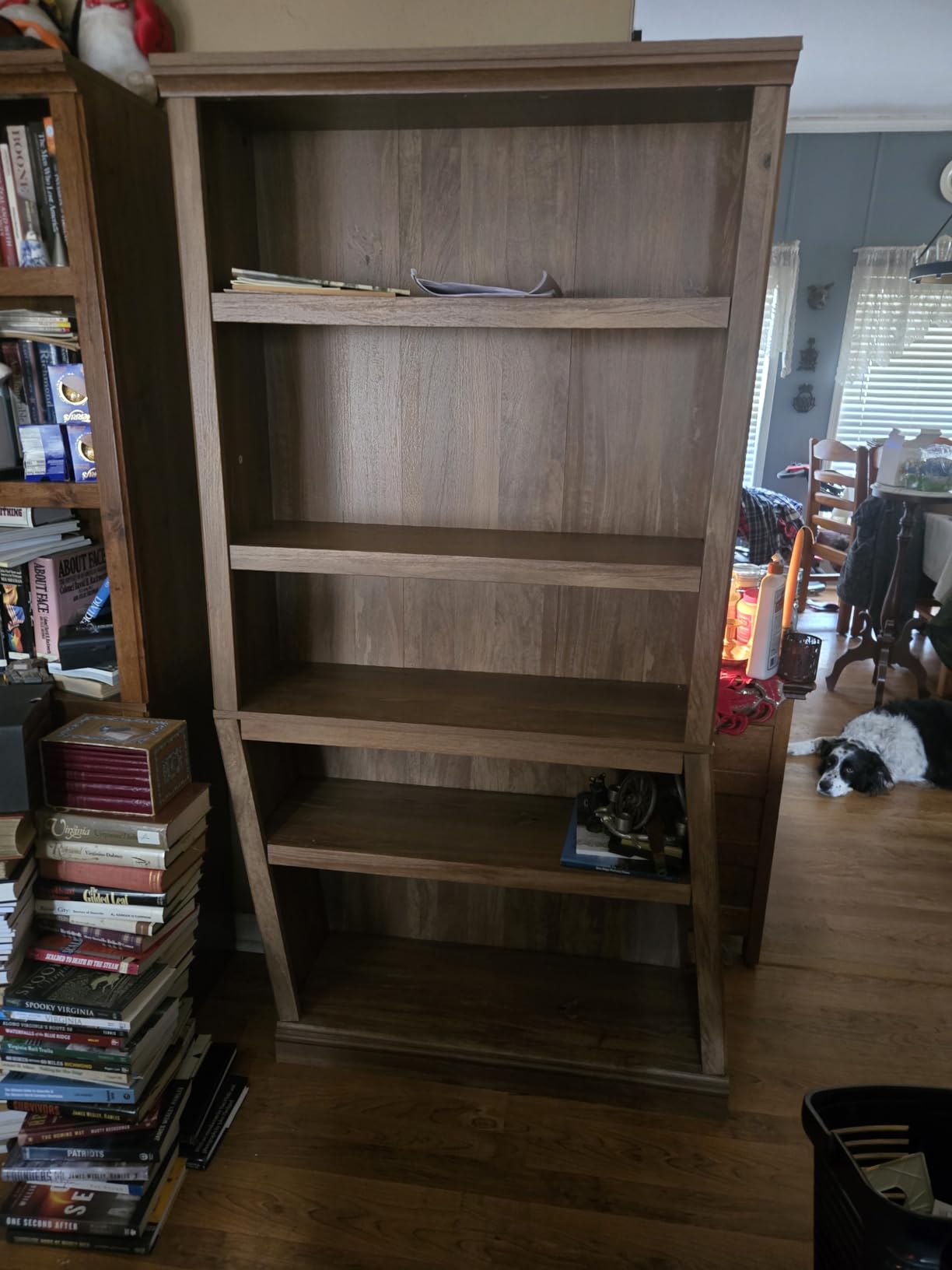 Sauder Miscellaneous Storage 5-Shelf Bookcase/ Book shelf, Select Cherry finish customer photo 2