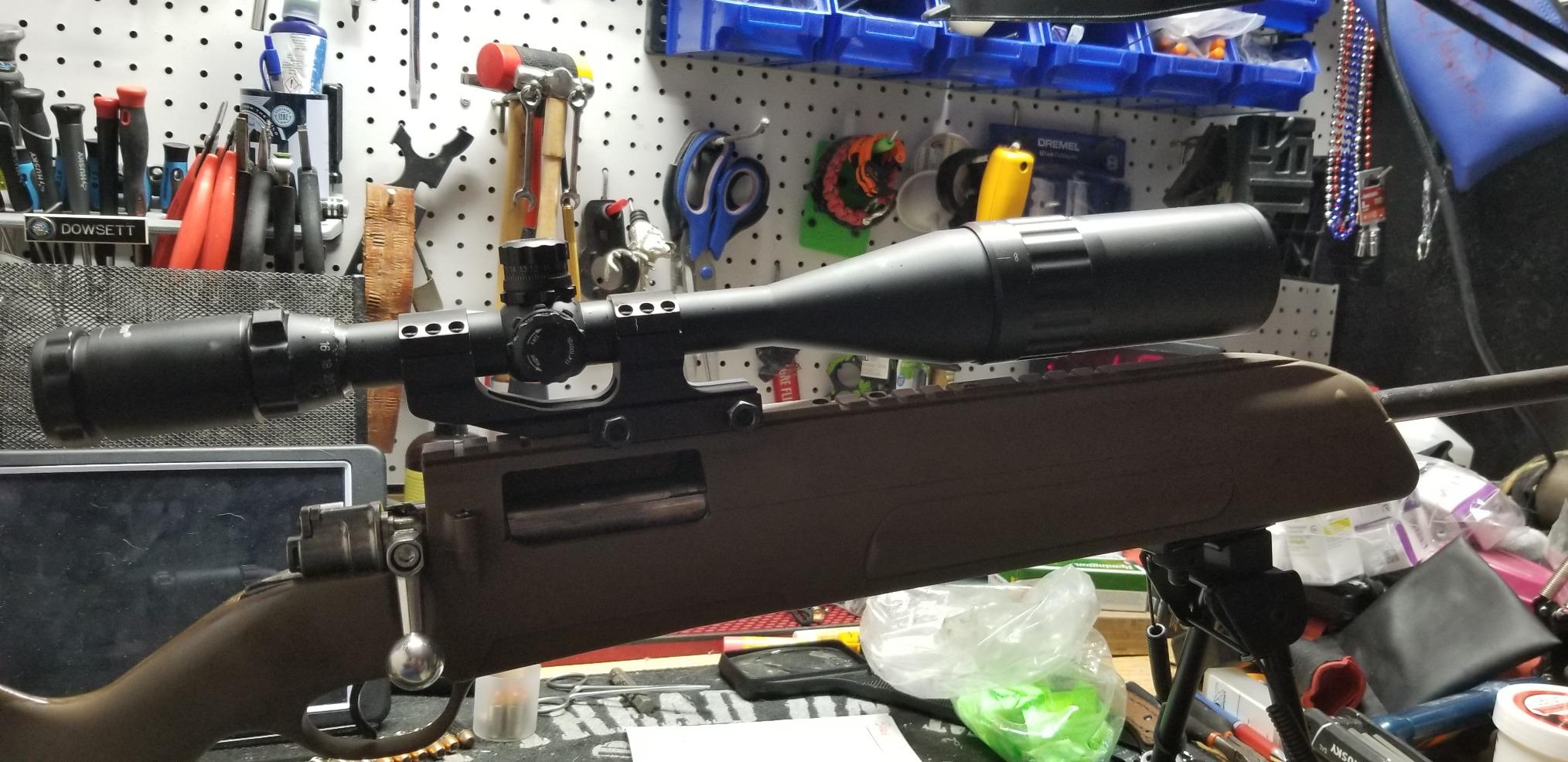 SNIPER Rifle Scope MT 6-24x50/4-16x50 with Red/Green/Blue Illuminated Reticle Riflescope, Adjustable Objective customer photo 1