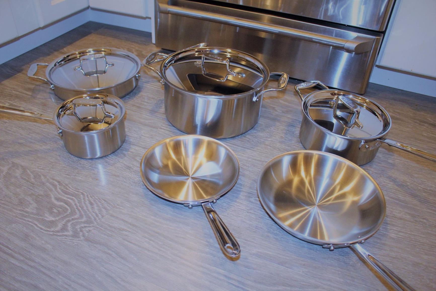 All-Clad D5® Stainless Steel 10-Piece Cooking Set, Made in the USA customer photo 1