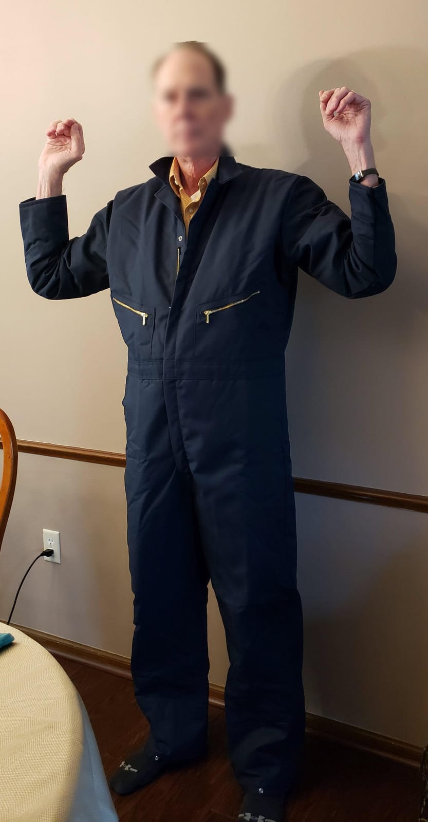 Red Kap Men's Insulated Twill Coverall customer photo 2