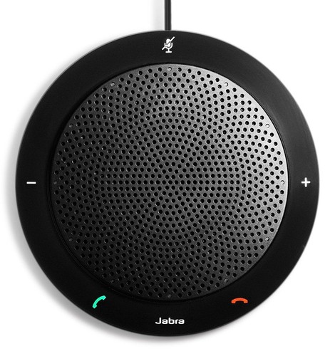 Jabra Speak 410 Corded Speakerphone for Softphones – Easy Setup, Portable USB Speaker for Holding Meetings Anywhere with Outstanding Sound Quality customer photo 1