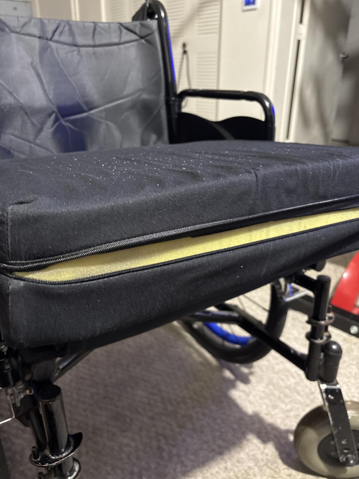 Essential Medical Supply Rehab 1 Foam Cushion - Extra Thick Seat Cushion for Office Chair, Wheelchair, and Car - Provides Additional Support and Pain Relief for Seniors - 18