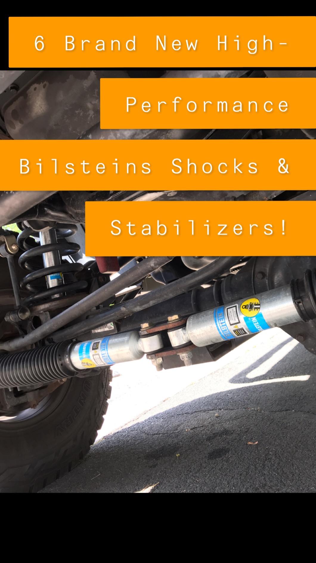 Bilstein 24-066464 Single Front B8 5100 Suspension Shock Absorber Fits 1994 2001 1500 2500 3500 4WD Standard Crew Extended cab crew With 5-6