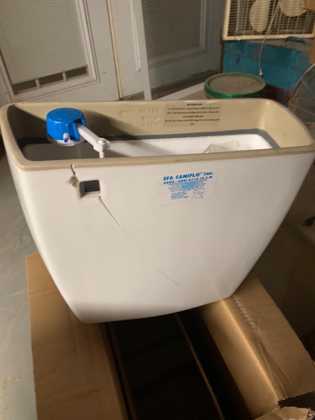 Saniflo Sanibest Pro: Macerating Upflush Toilet Kit (with Elongated Bowl) customer photo 1