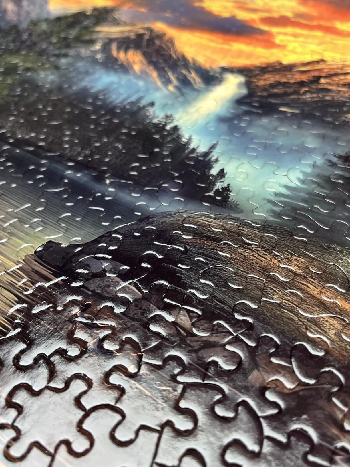MasterPieces – Puzzle Glue with Wide Plastic Spreader, Easy to Apply, Dries Quick and Clear, Protects Finished Jigsaw Puzzles, Water-Soluble, 2 Pack, 5 oz Each | Clear puzzle glue with spreader helps save jigsaw puzzles for display; quick dry formula covers up to four 1000-piece puzzles customer photo 1