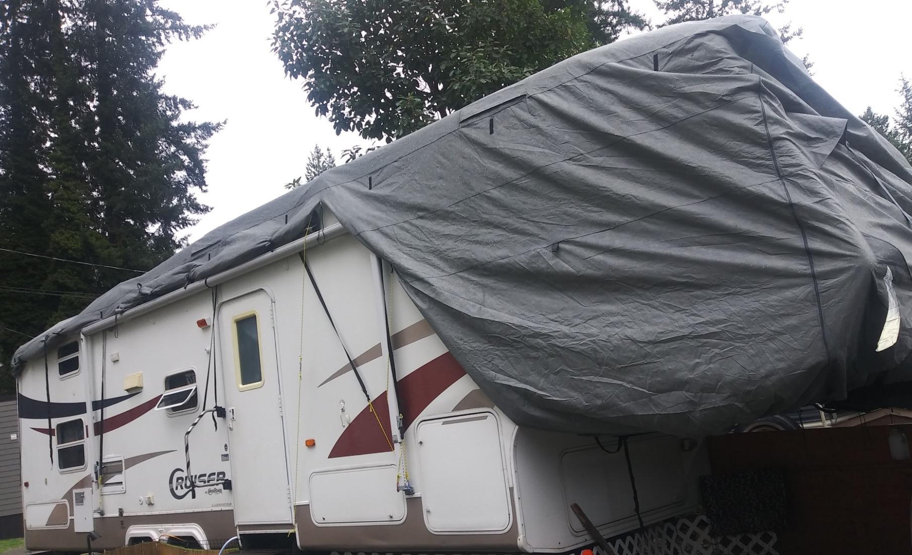 Leader Accessories Windproof 27-30 ft Travel Trailer RV Cover Extra Thick customer photo 2