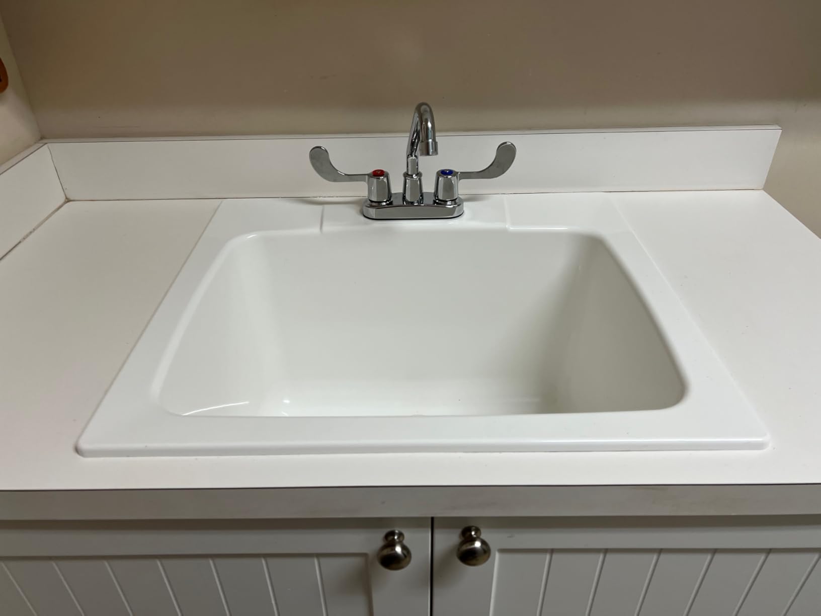 Olympia Two Handle Utility Laundry Faucet, Chrome Finish, B-8190 customer photo 2