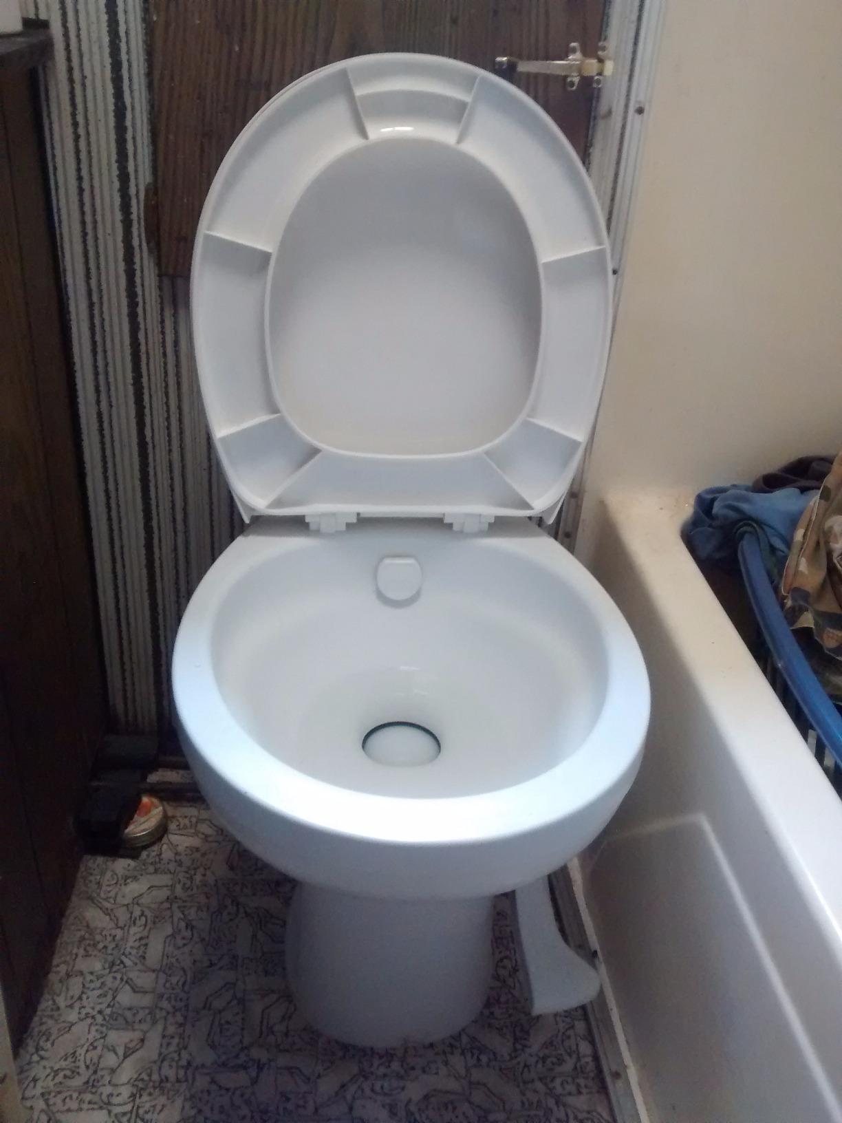Aqua-Magic Residence RV toilet / High Profile / White - Thetford 42169 customer photo 1