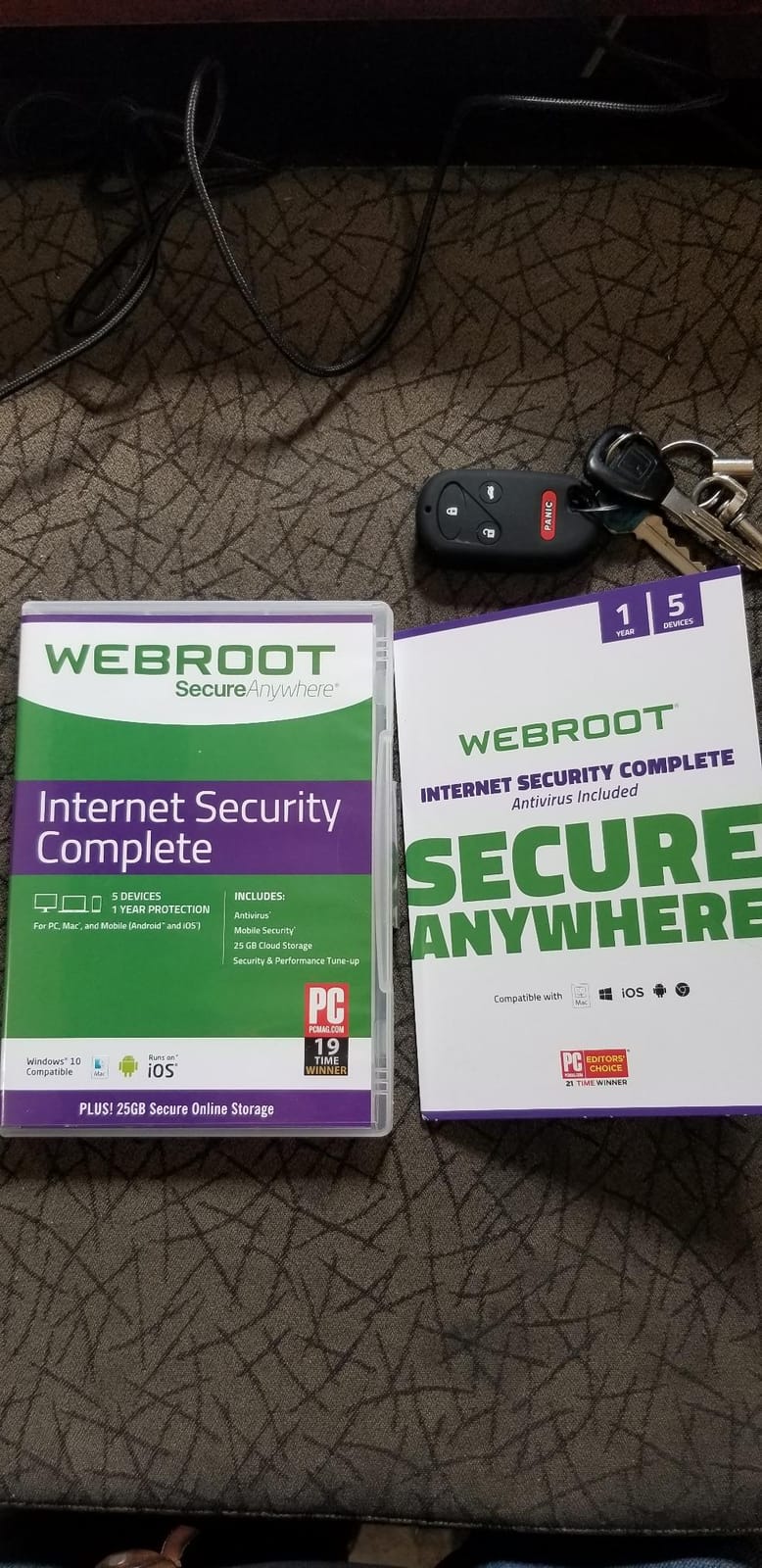 Webroot Internet Security Complete | Antivirus Software 2026 | 5 Device | 1 Year Keycard for PC/Mac/Chromebook/Android/IOS + Password Manager, Performance Optimizer and Cloud Backup | Packaged Version customer photo 1
