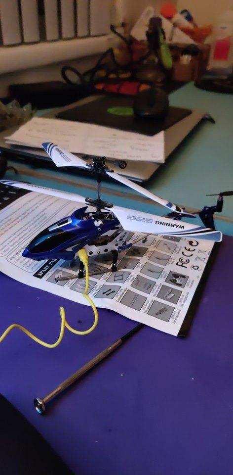 Syma S107G 3 Channel RC Helicopter with Gyro, Blue customer photo 1
