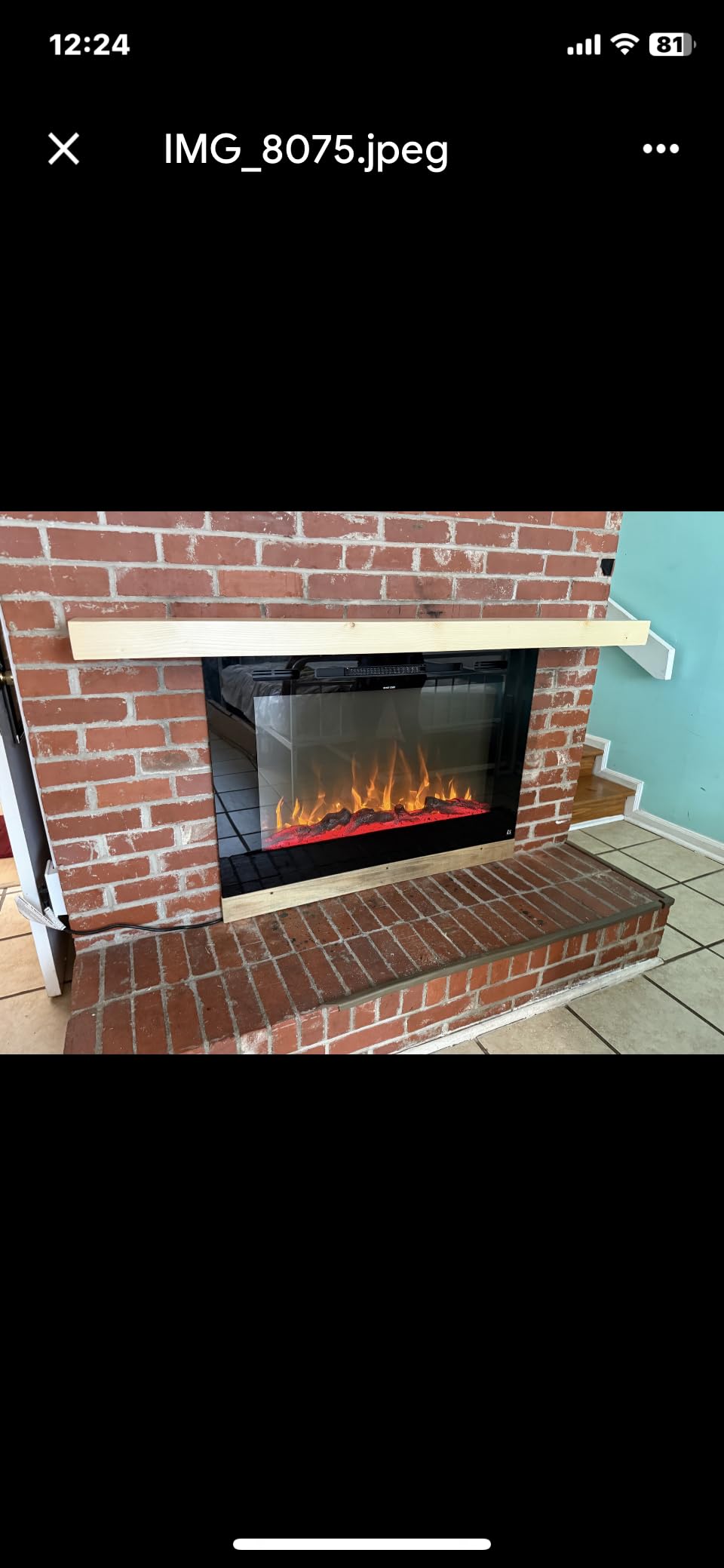 Touchstone Smart Electric Fireplace-The Sideline 50