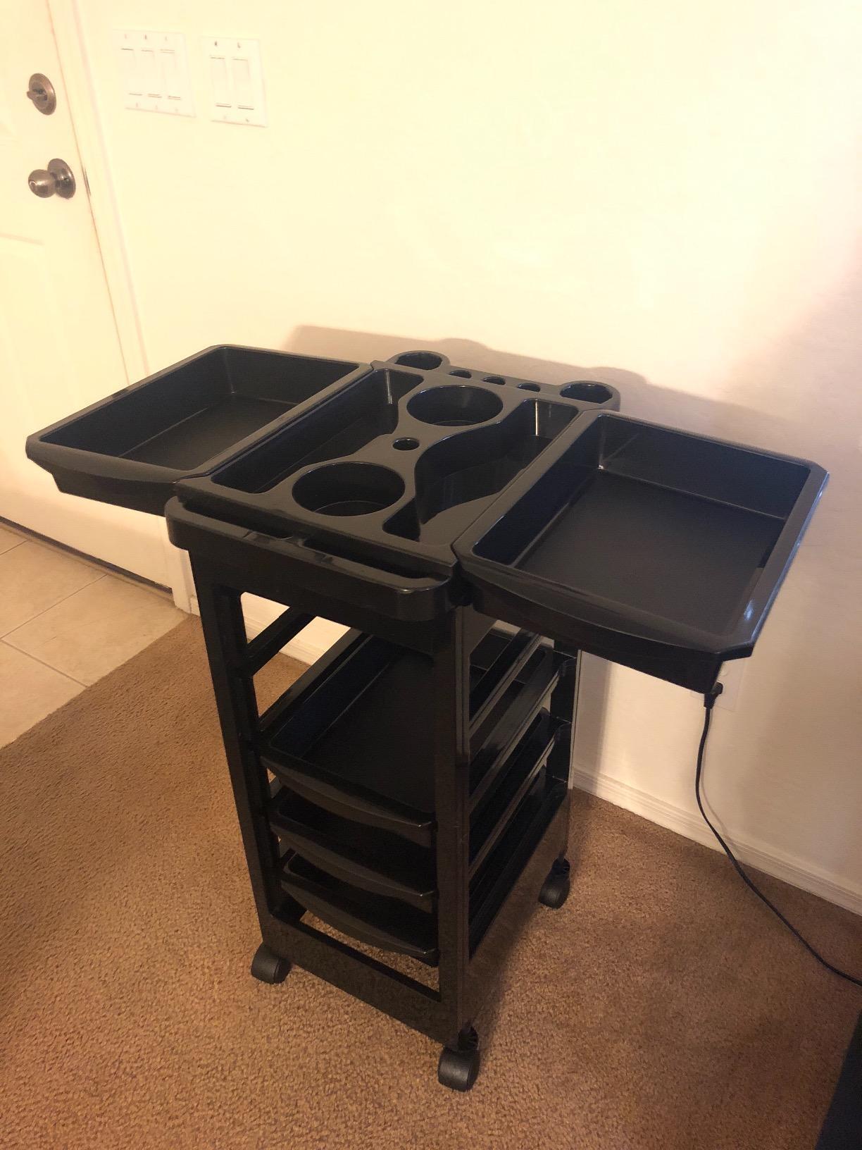 Saloniture Beauty Salon Rolling Trolley Cart with 5 Drawers customer photo 1