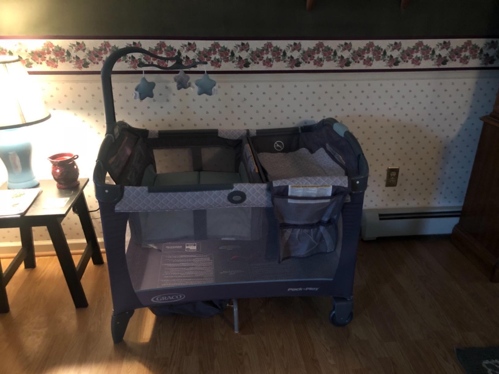 Graco Pack and Play Change 'n Carry Playard with Portable Changing Pad, Manor customer photo 2
