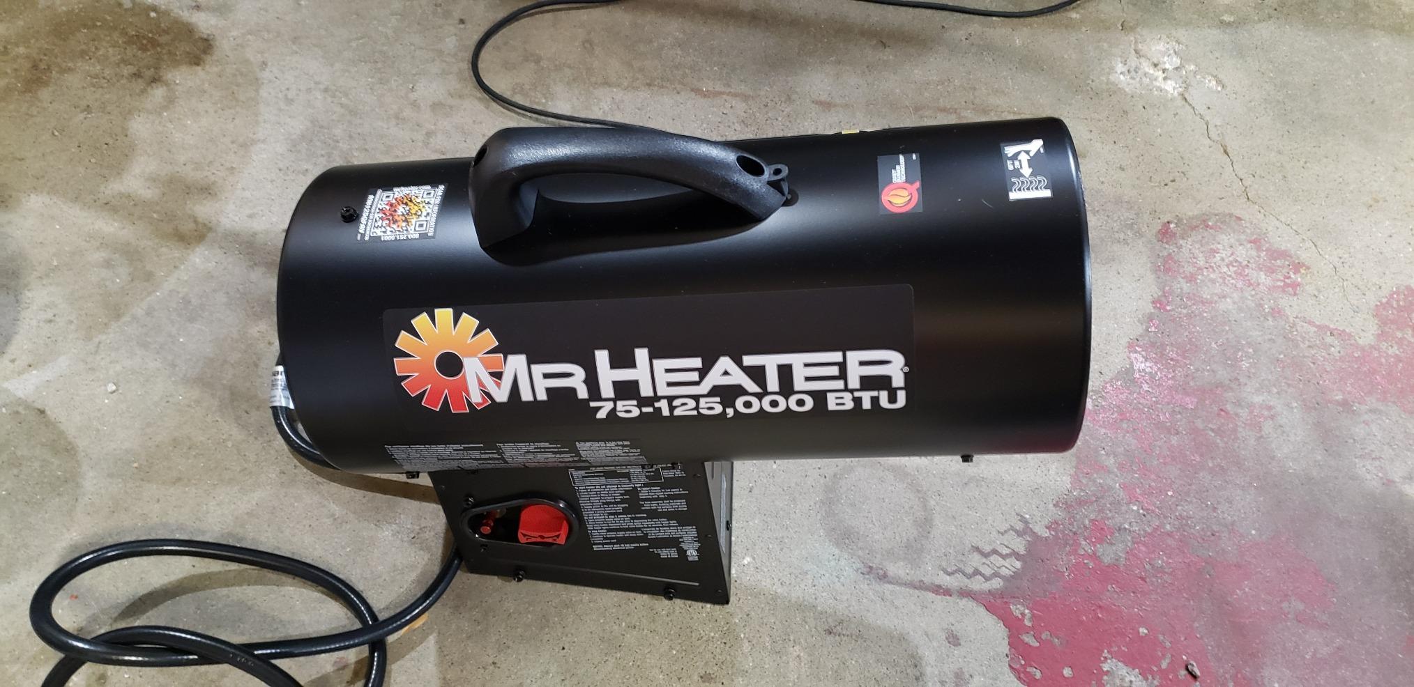 Mr. Heater 125,000 BTU Quiet Burner Technology Forced Air Propane Heater customer photo 1