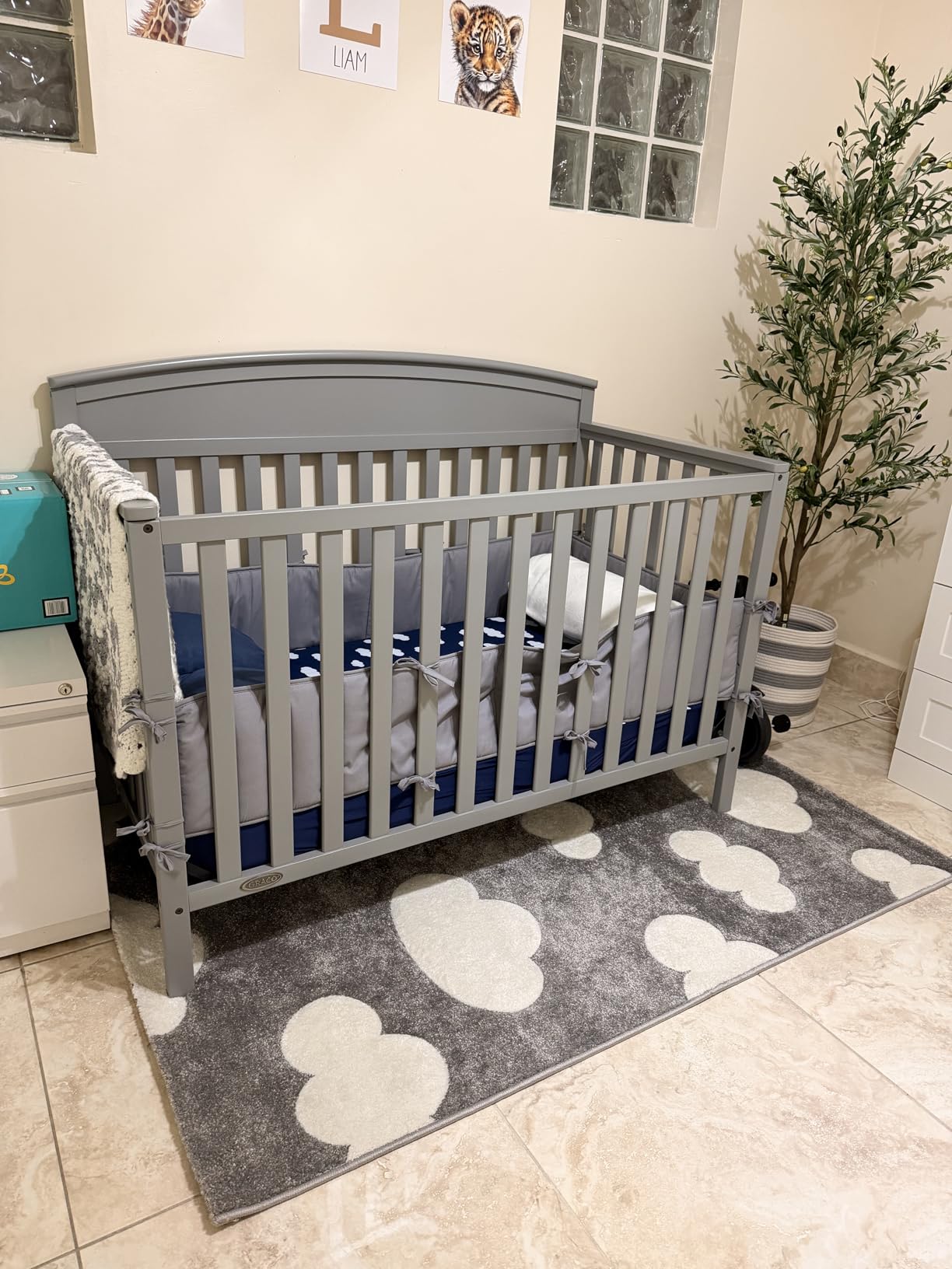 Graco Benton 5-in-1 Convertible Crib, White customer photo 1