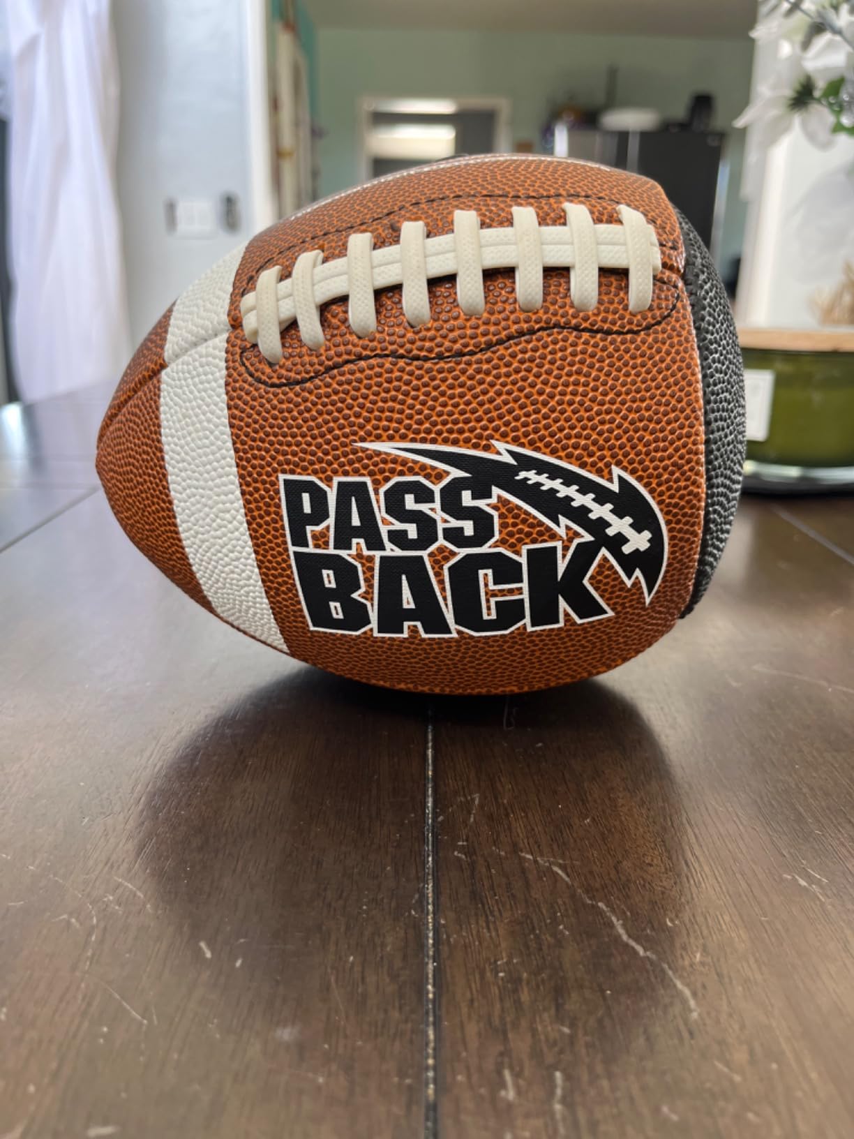 Passback Junior Composite Football, Ages 9-13, Youth Training Football, (Ships Deflated) customer photo 2