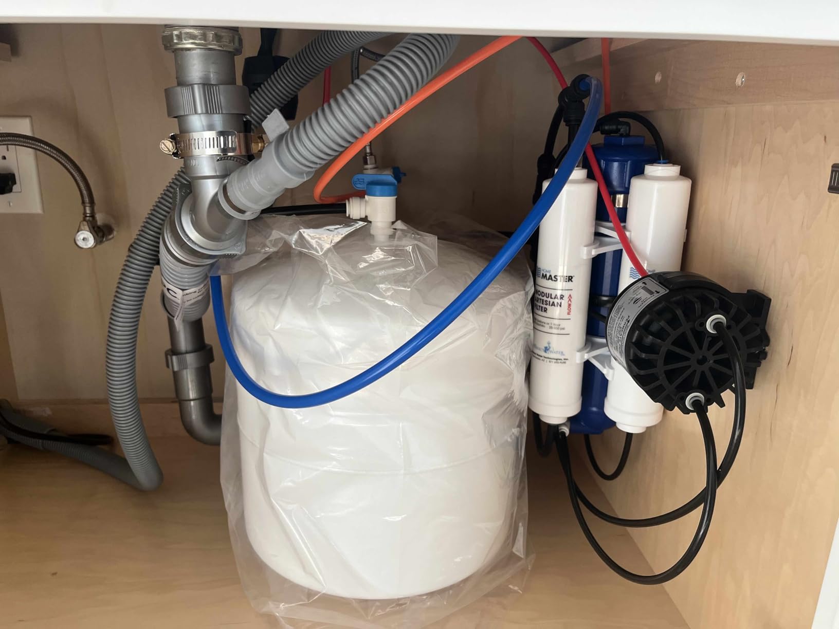 Home Master TMAFC-ERP Artesian Full Contact Reverse Osmosis System, 7-Stages, Patented 2-Pass Alkaline Remineralization, Fast 4.5s Fill Rate, 1:1 Waste Ratio, 8.5” Catalytic Carbon, 5-Yr Limited Parts customer photo 2