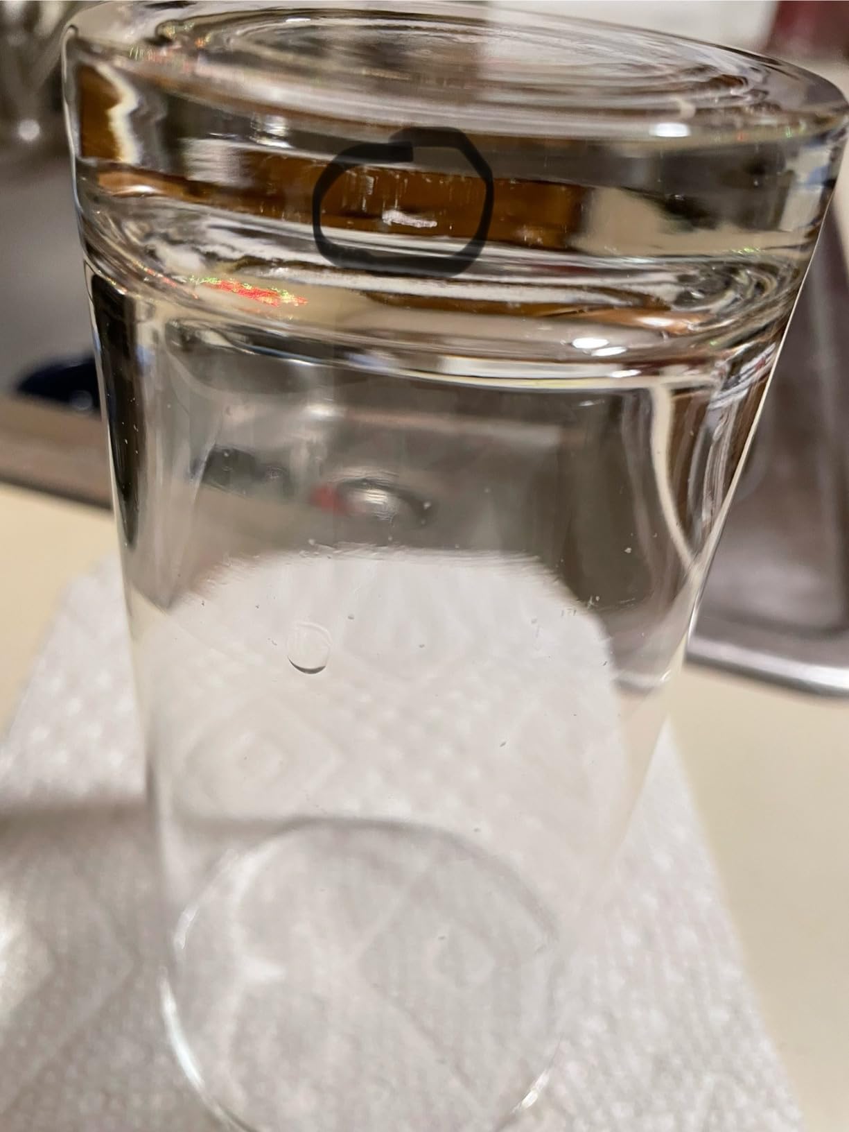 Libbey Heavy Base Drinking Glasses Set of 8, Clear Water Cups customer photo 2