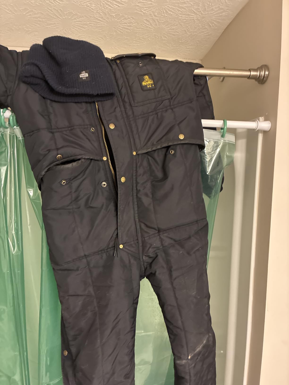 RefrigiWear Men's Iron-tuff Coveralls With Hood customer photo 2