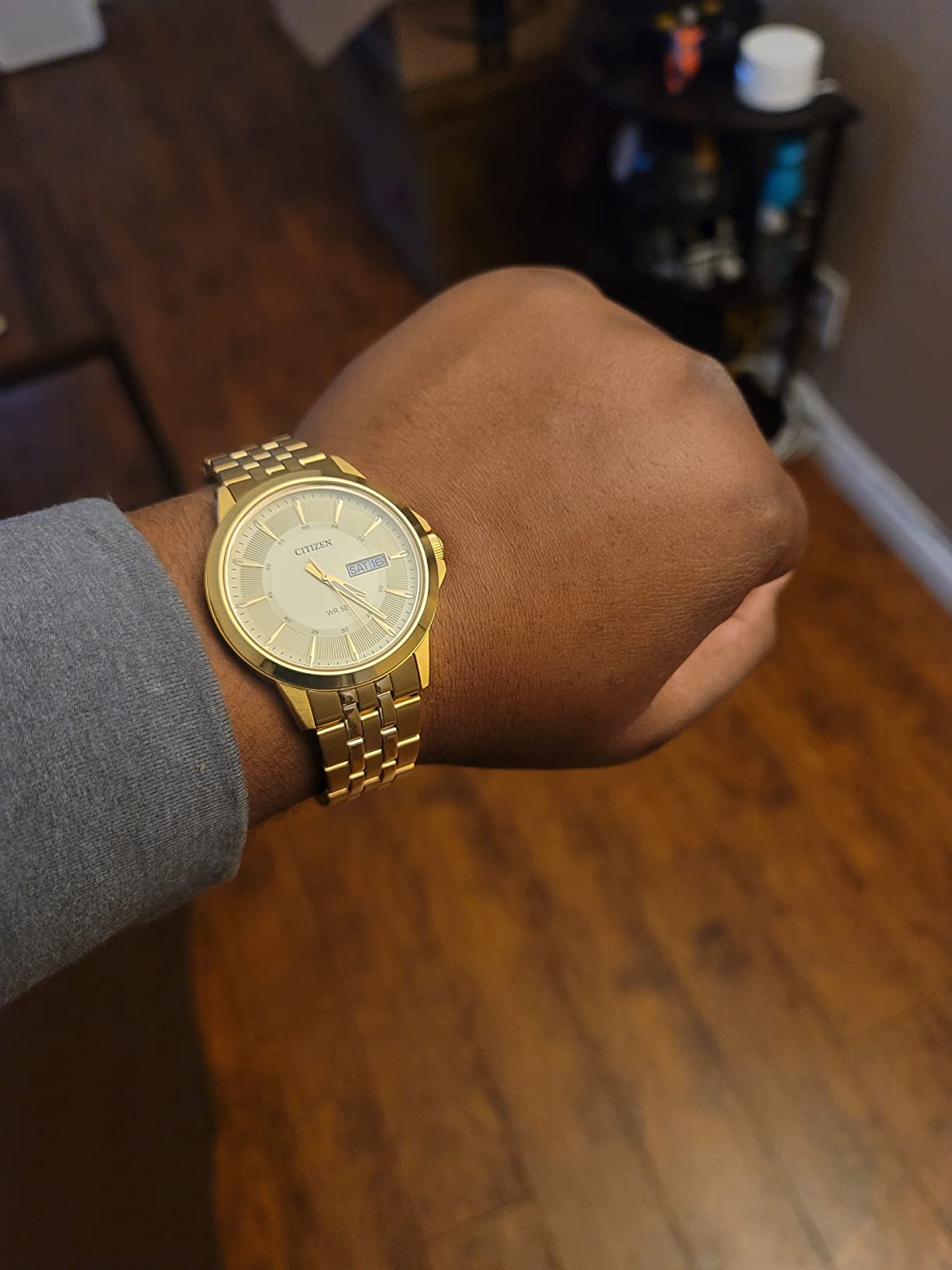 Citizen Quartz Mens Watch, Stainless Steel, Classic, Gold-Tone customer photo 1