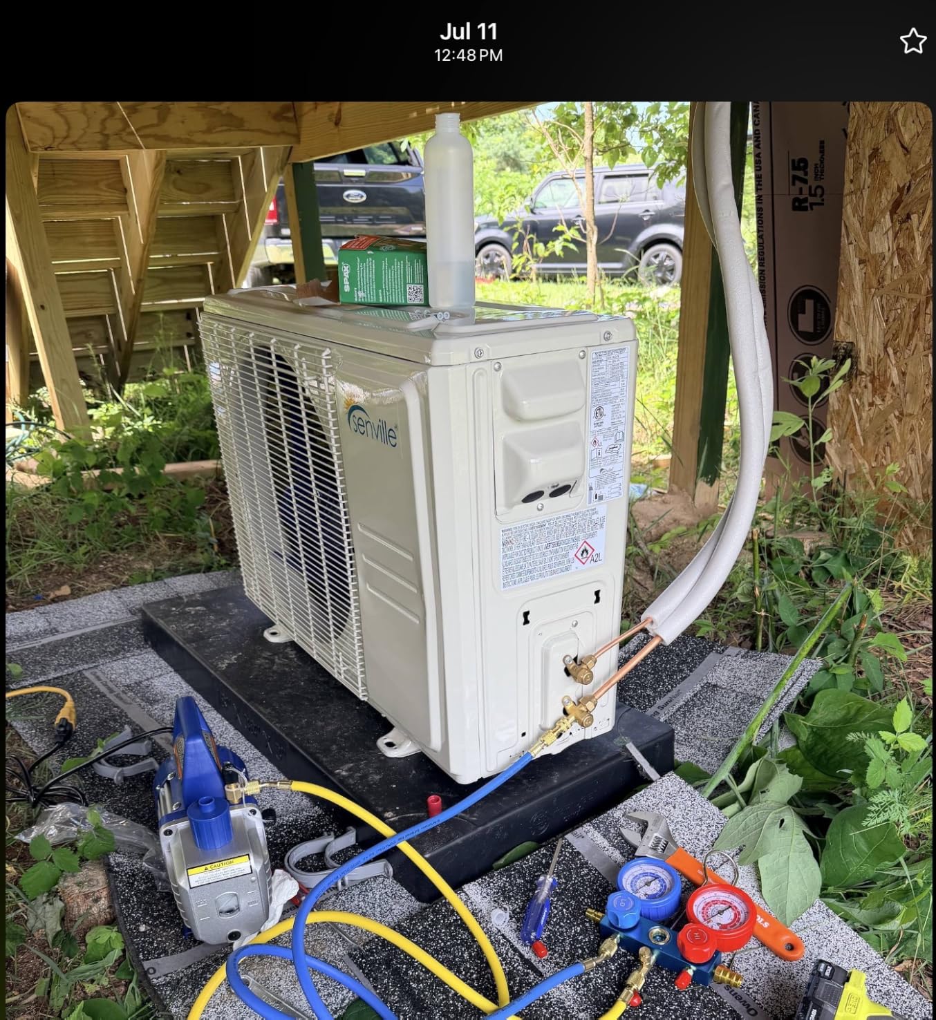 Senville LETO Mini Split Air Conditioner, Heat Pump, White, 9000 BTU customer photo 1