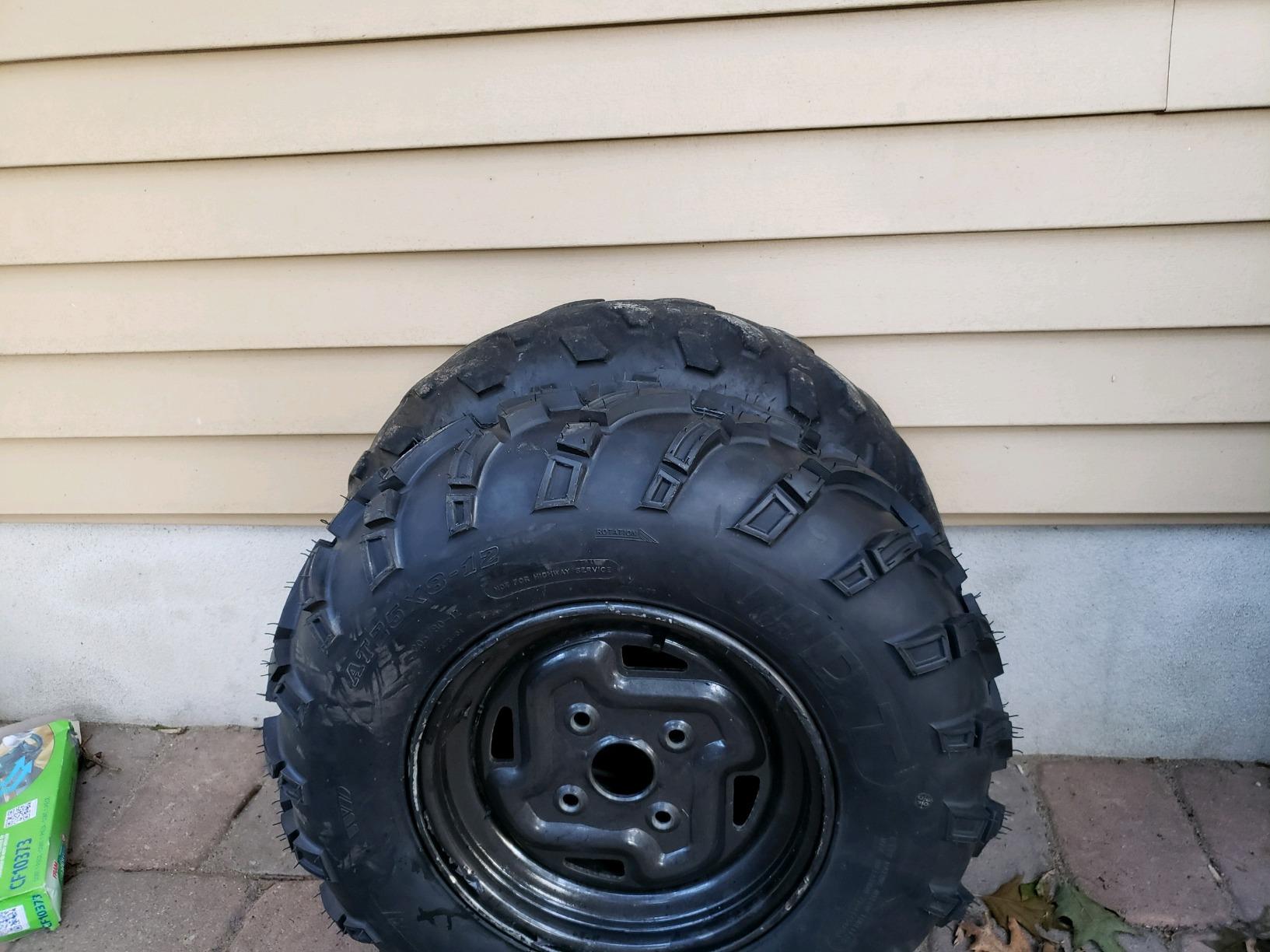 WANDA Set4 ATV/UTV Tires 25x8-12 Front & 25x10-12 Rear 6PR P373-10243/10244 customer photo 2