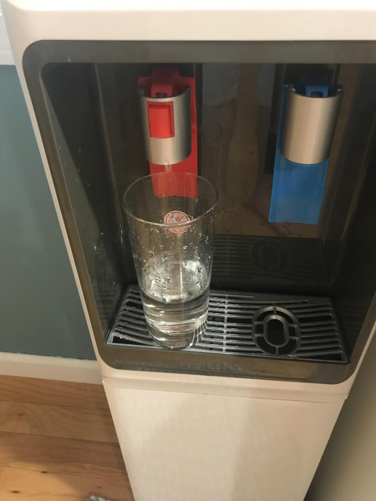 Avalon Top Loading Water Cooler Dispenser - Hot & Cold Water, Child Safety Lock, Innovative Slim Design, Holds 3 or 5 Gallon Bottles - UL Listed customer photo 2