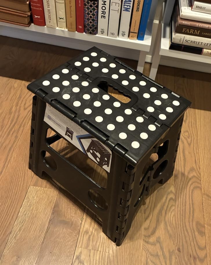 Handy Laundry Folding Step Stool 9 Inch, Black, Non-Slip Holds 300 lbs customer photo 2