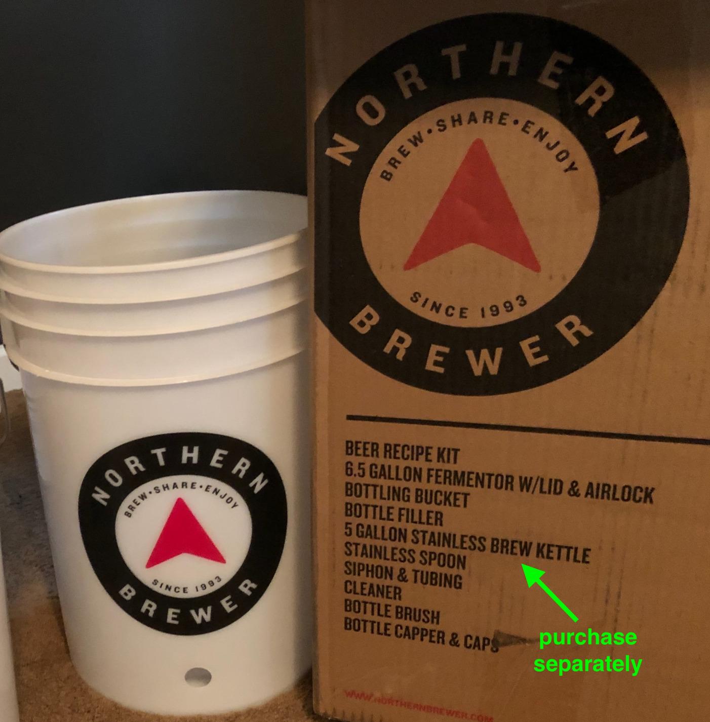 Northern Brewer - Essential Brew. Share. Enjoy. HomeBrewing Starter Set, Equipment and Recipe for 5 Gallon Batches (Block Party Amber) customer photo 2