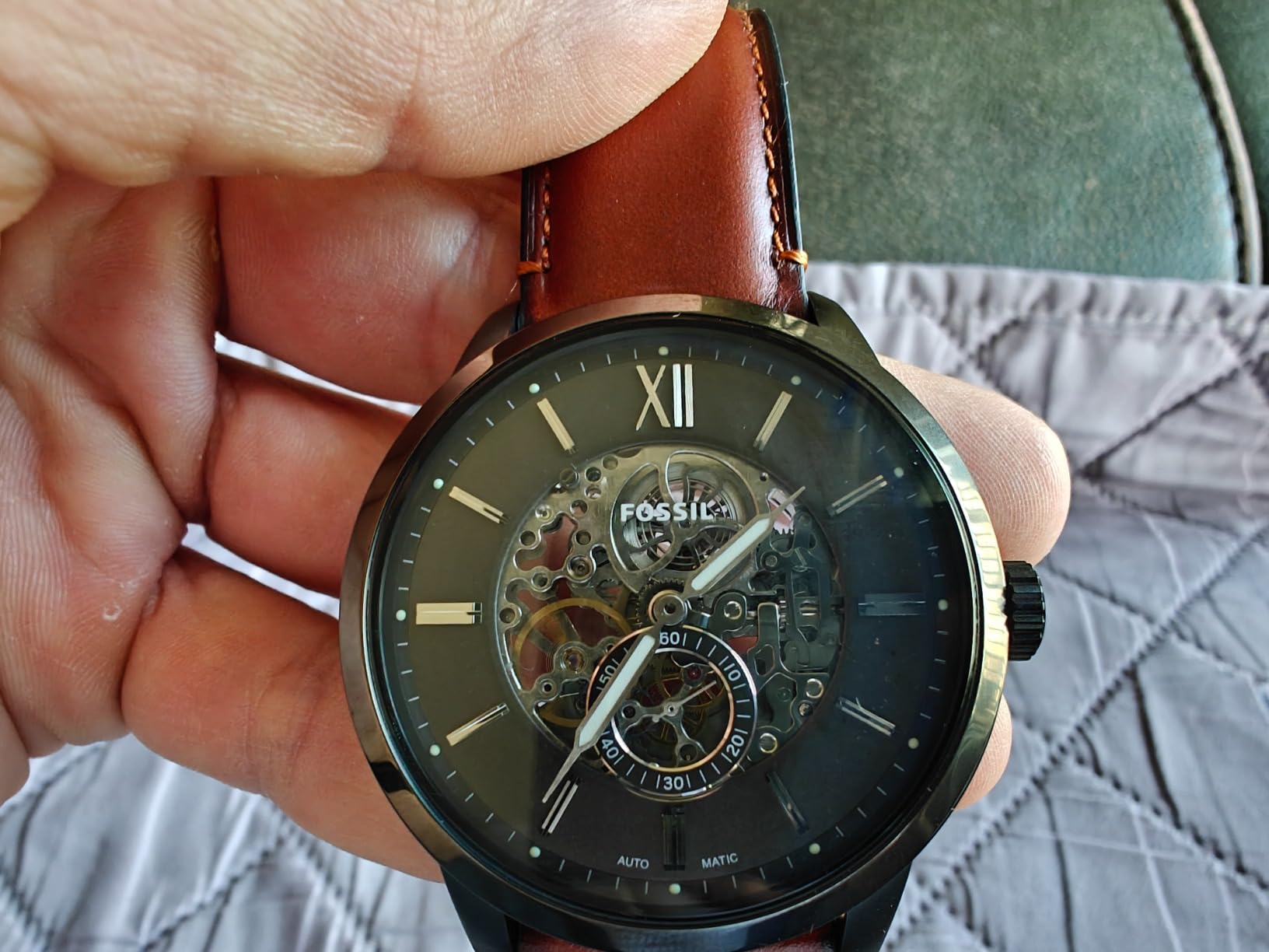 Fossil Men's Watch, Townsman Automatic Stainless Steel Watch for Men customer photo 1