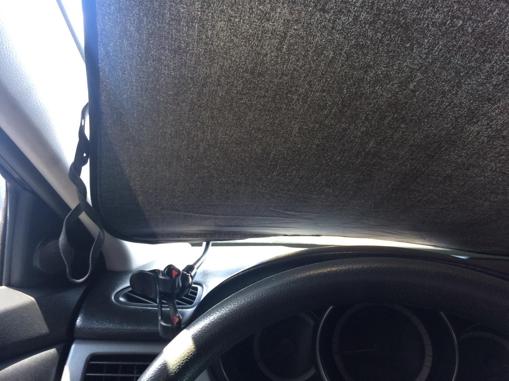 EzyShade Car Windshield Sun Shade. See Vehicle Size-Chart. Medium (M) Size customer photo 1