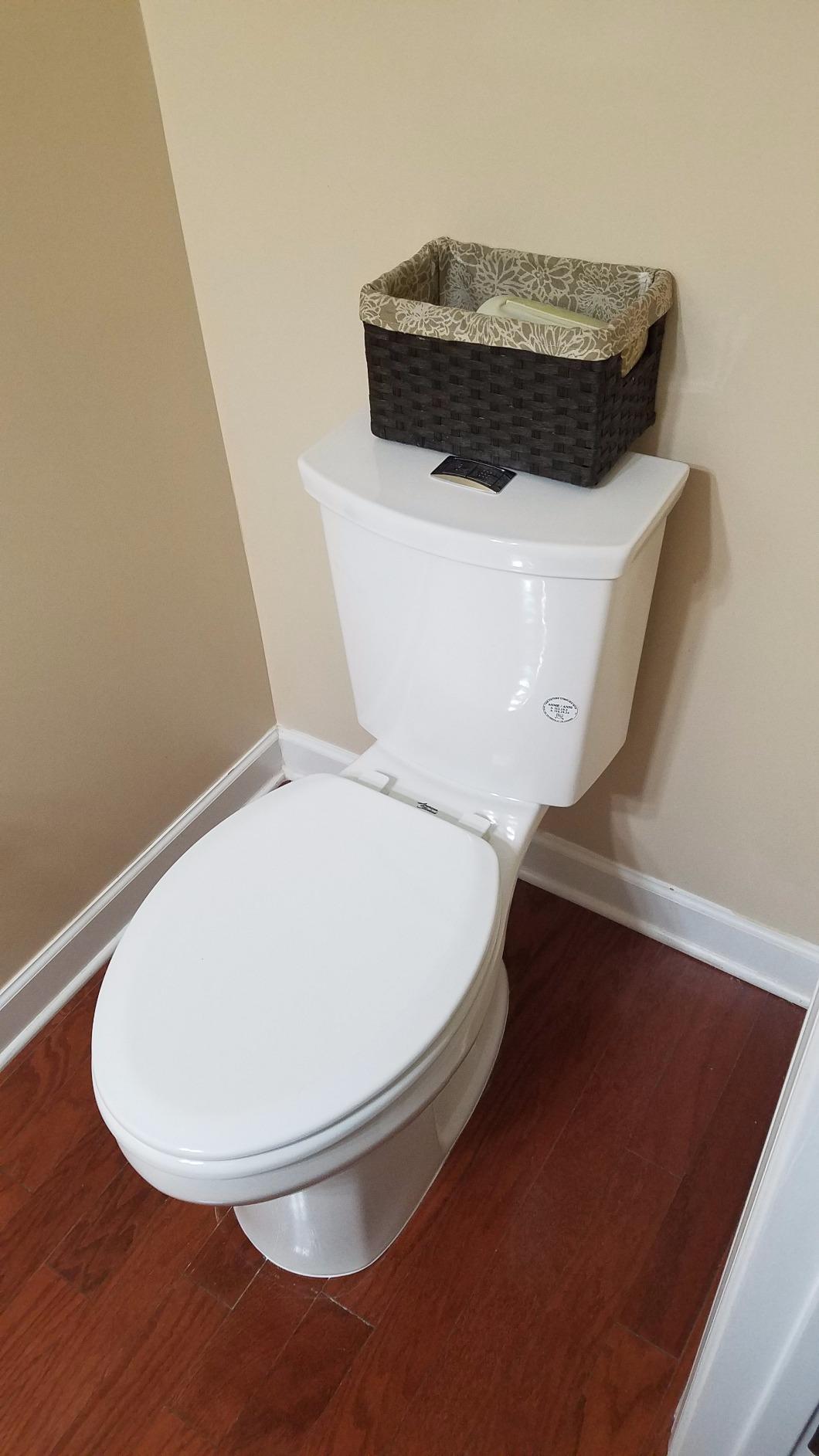 American Standard 2887218.020 H2Option Two-Piece Toilet Less Seat, Elongated Front, Standard Height, Dual Flush, White, 1.28 GPF customer photo 1