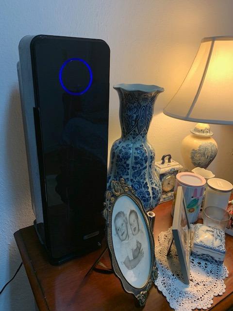 GermGuardian 5-In-1 HEPA Air Purifier for Home, Pet Air Purifier with HEPA Air Filter & UV-C Light, AC4300BPTCA, 743 Sq. Ft., 22'' Tower, Black customer photo 2