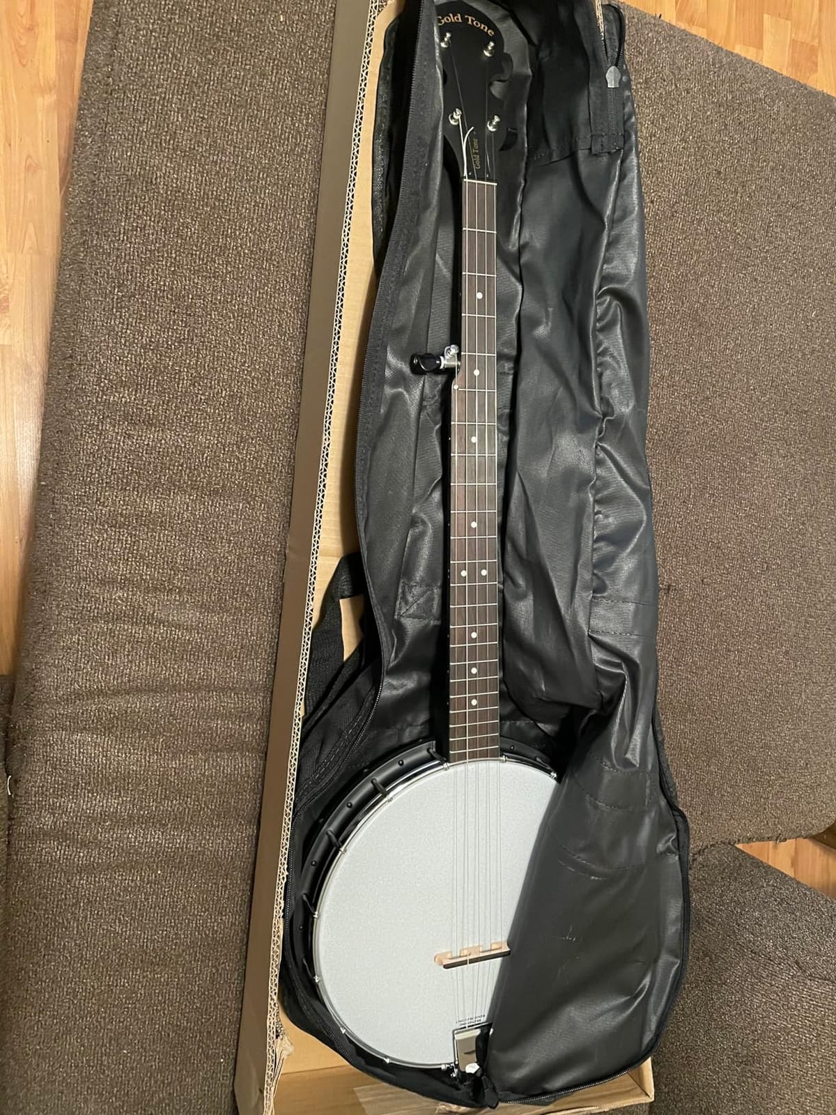 Gold Tone AC-1: 5-String Beginnner Banjo, Full Size with Gig-Bag, Bluegrass or Clawhammer | Bluegrass or Clawhammer customer photo 1