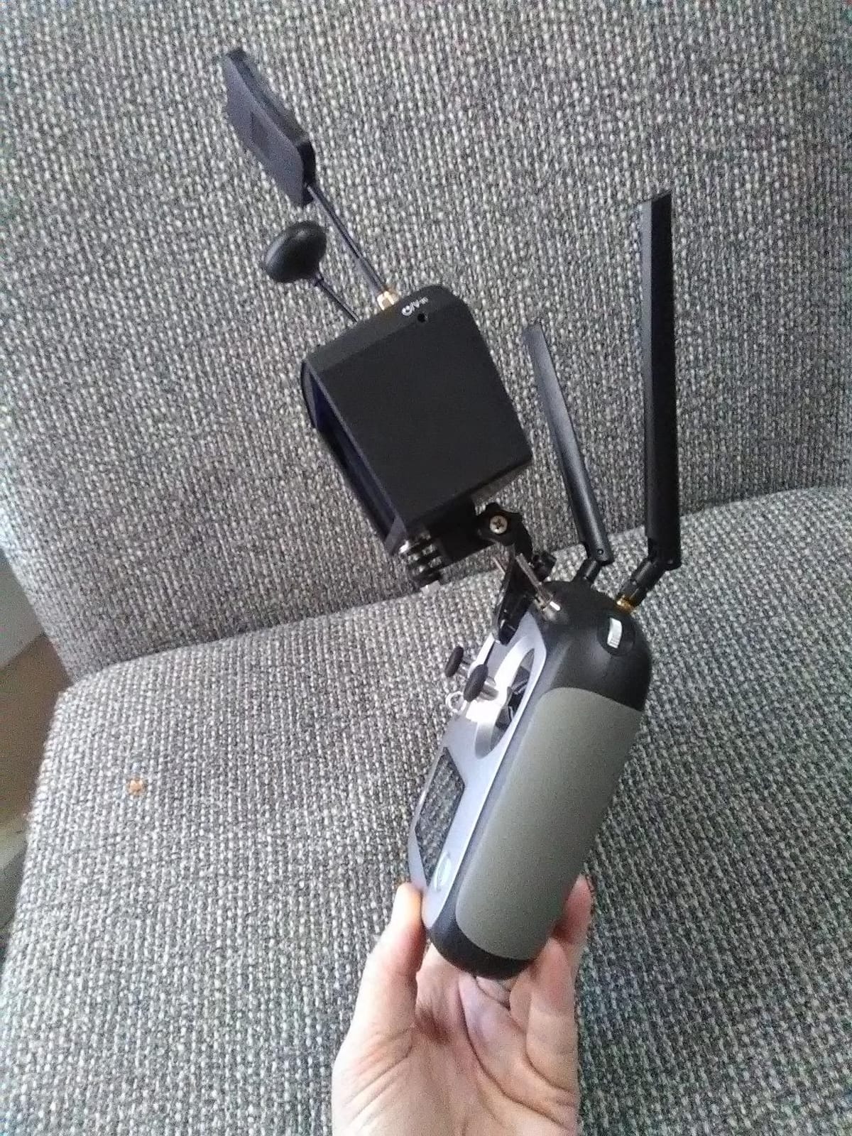 BODAJING Flysky FS-I6S 10ch 2.4G AFHDS 2A RC Transmitter Control w/FS-iA6B Receiver for RC Drone Quadcopter customer photo 2