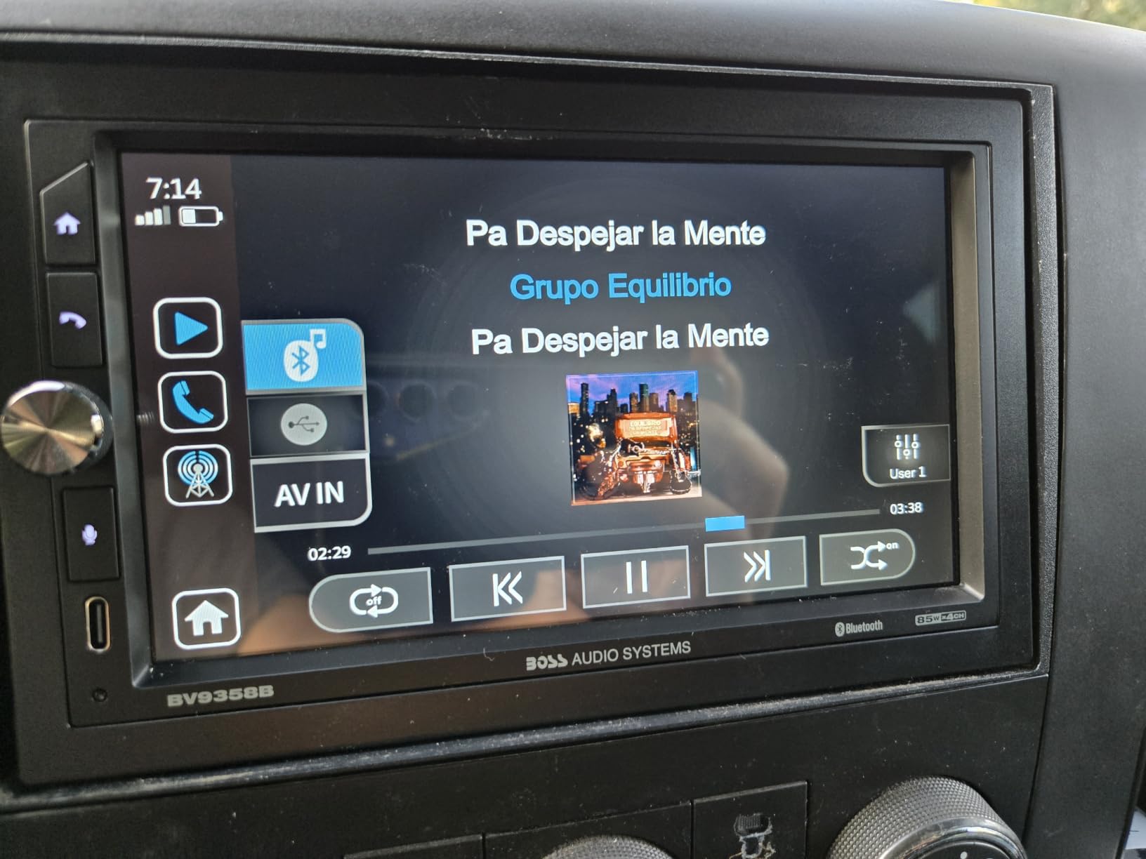 BOSS Audio Systems BV9358B CarPlay Android Car Stereo, 7 Inch Touchscreen customer photo 1