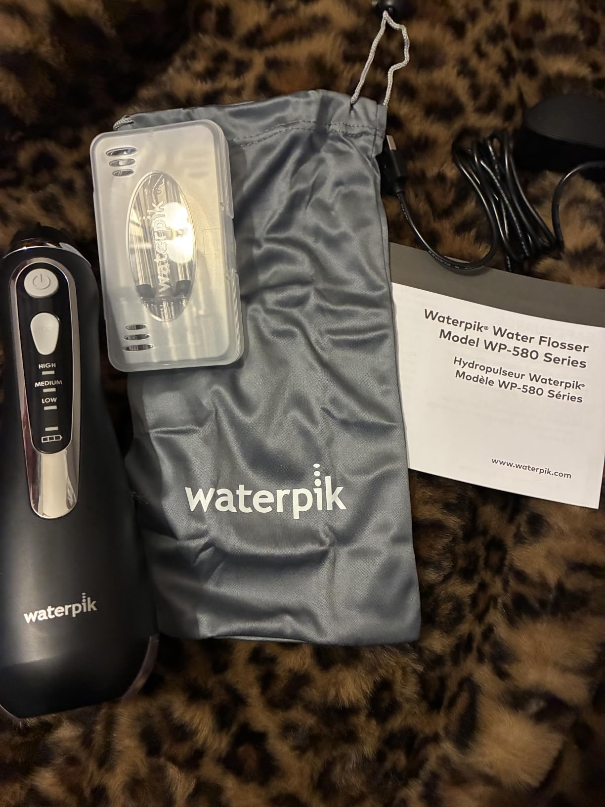 Waterpik Cordless Advanced Portable Water Flosser, Rechargeable, White customer photo 1