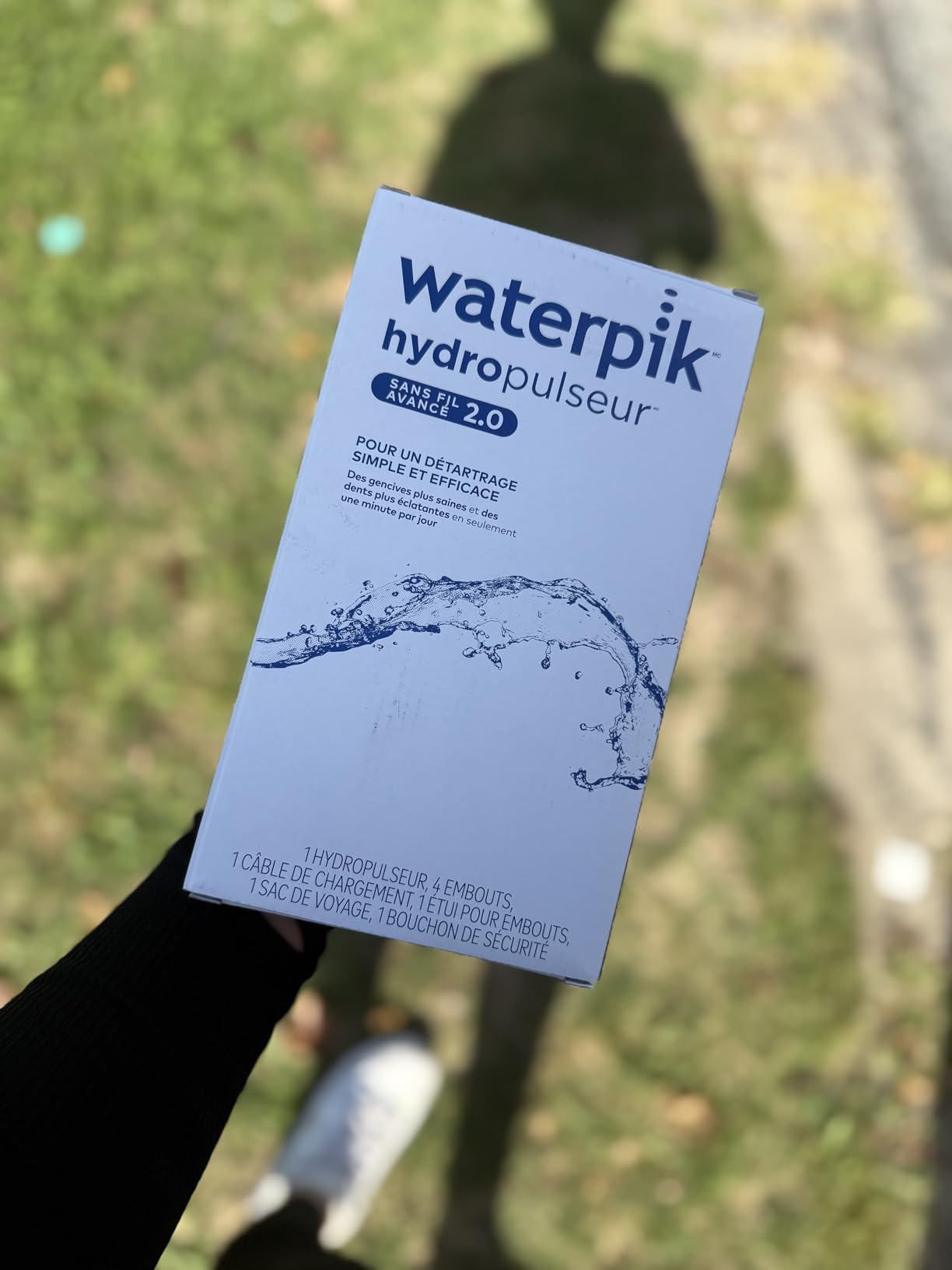 Waterpik Cordless Advanced Portable Water Flosser, Rechargeable, White customer photo 2