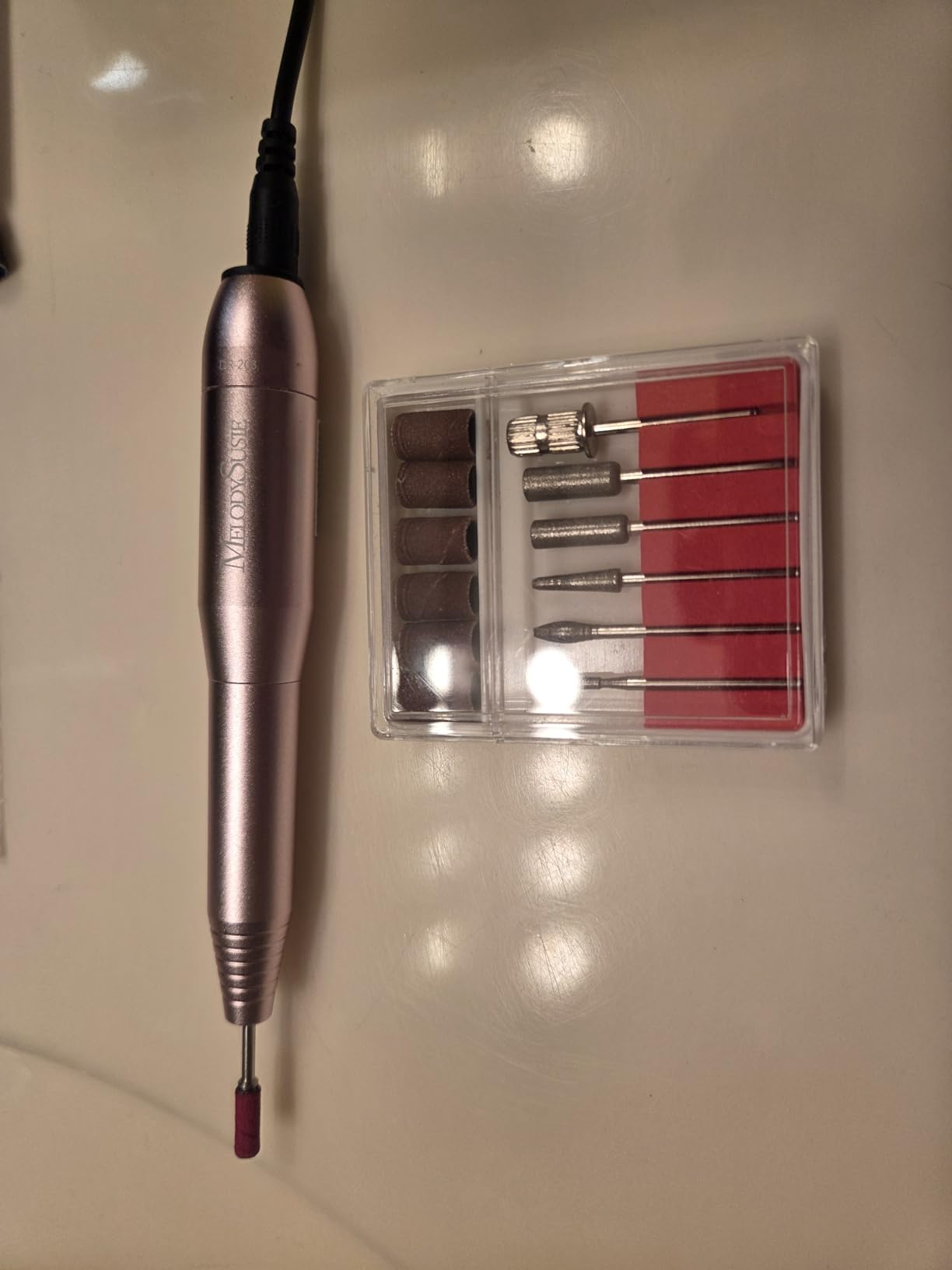 MelodySusie PC120B Pen Nail Drill with Compact AC Adapter Kit customer photo 1