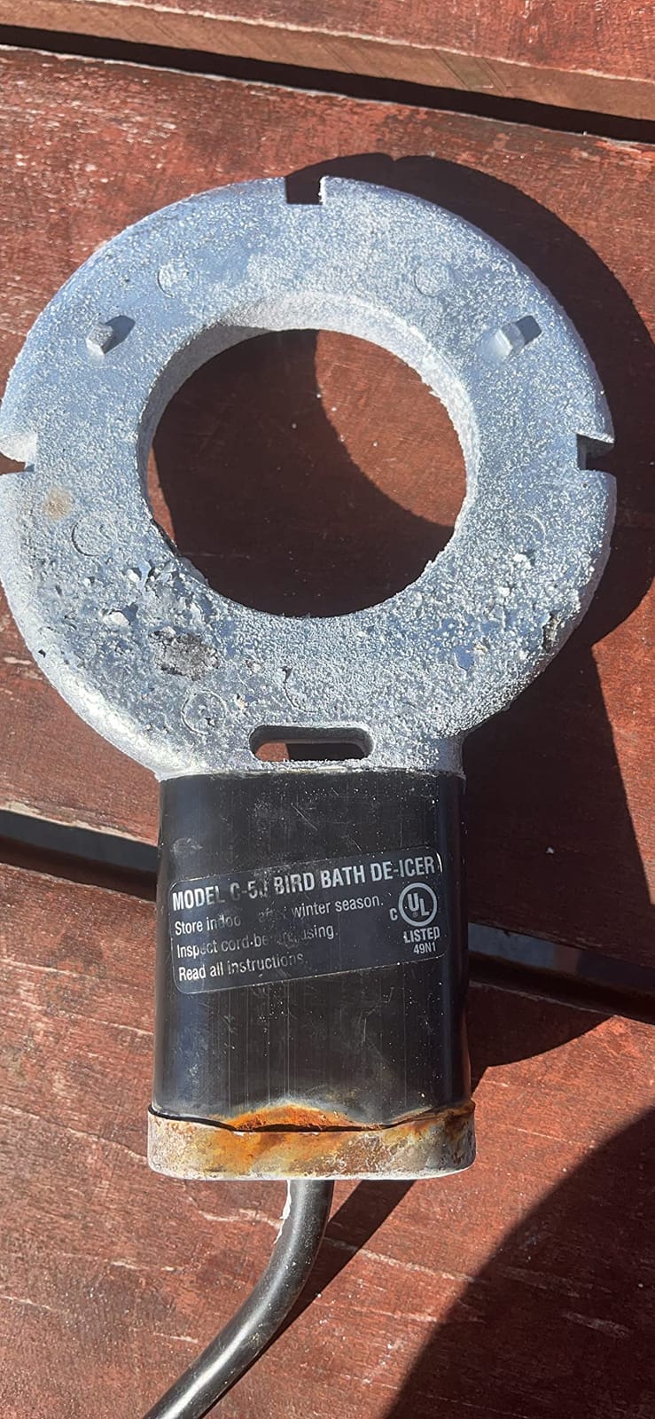 Farm Innovators C-50P Chicken Waterer De-Icer, 150W, Teflon Coated customer photo 1