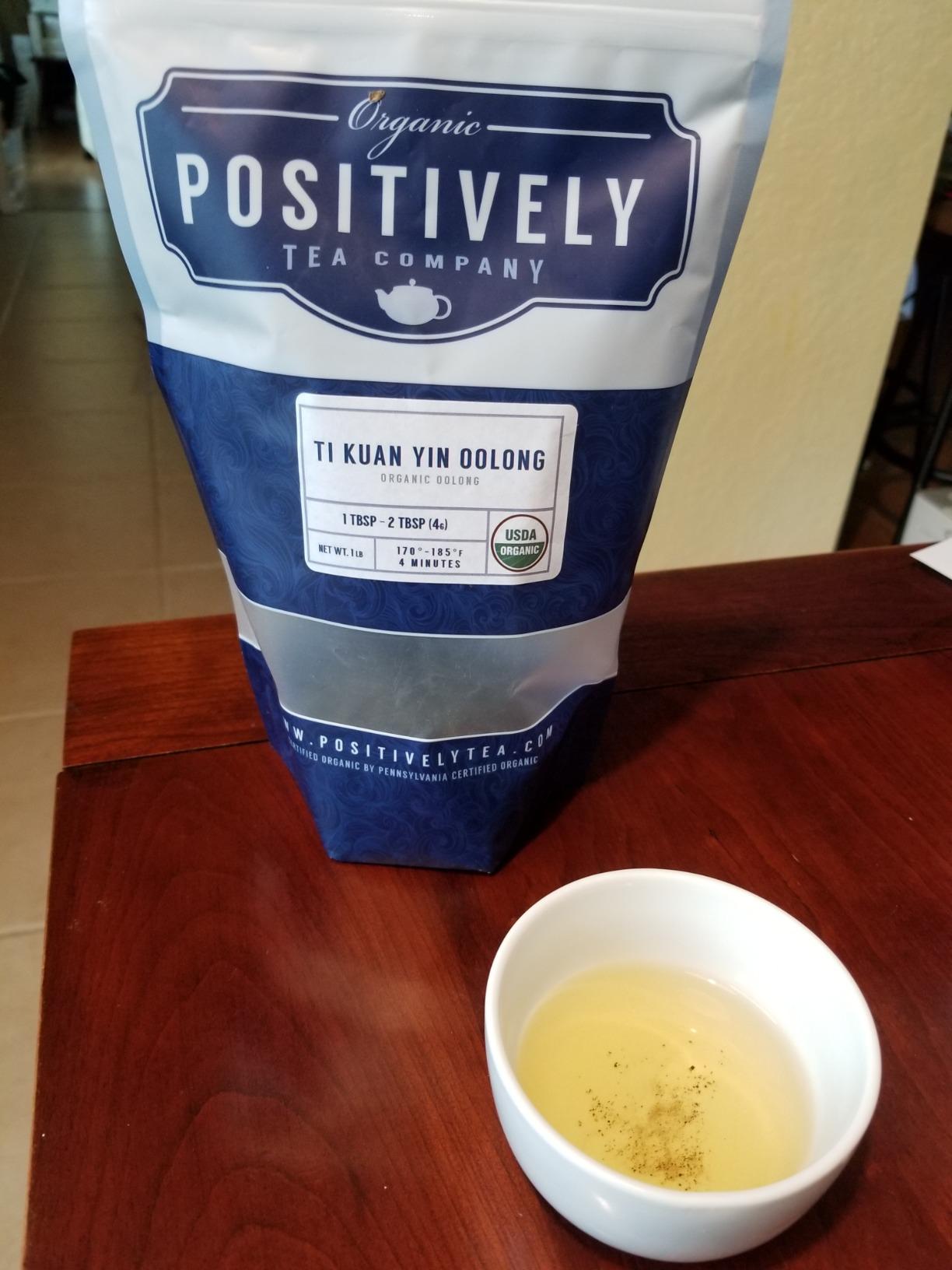 Positively Tea, Organic Ti Kuan Yin Oolong Tea, Loose Leaf, 16 Ounce customer photo 1