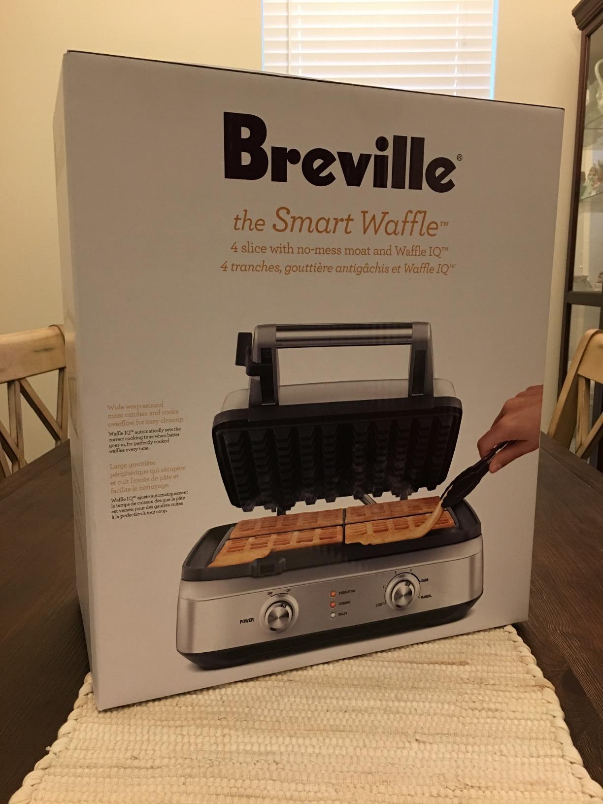 Breville BWM604BSS Smart Waffle Maker, 4 Slice, Brushed Stainless Steel customer photo 1