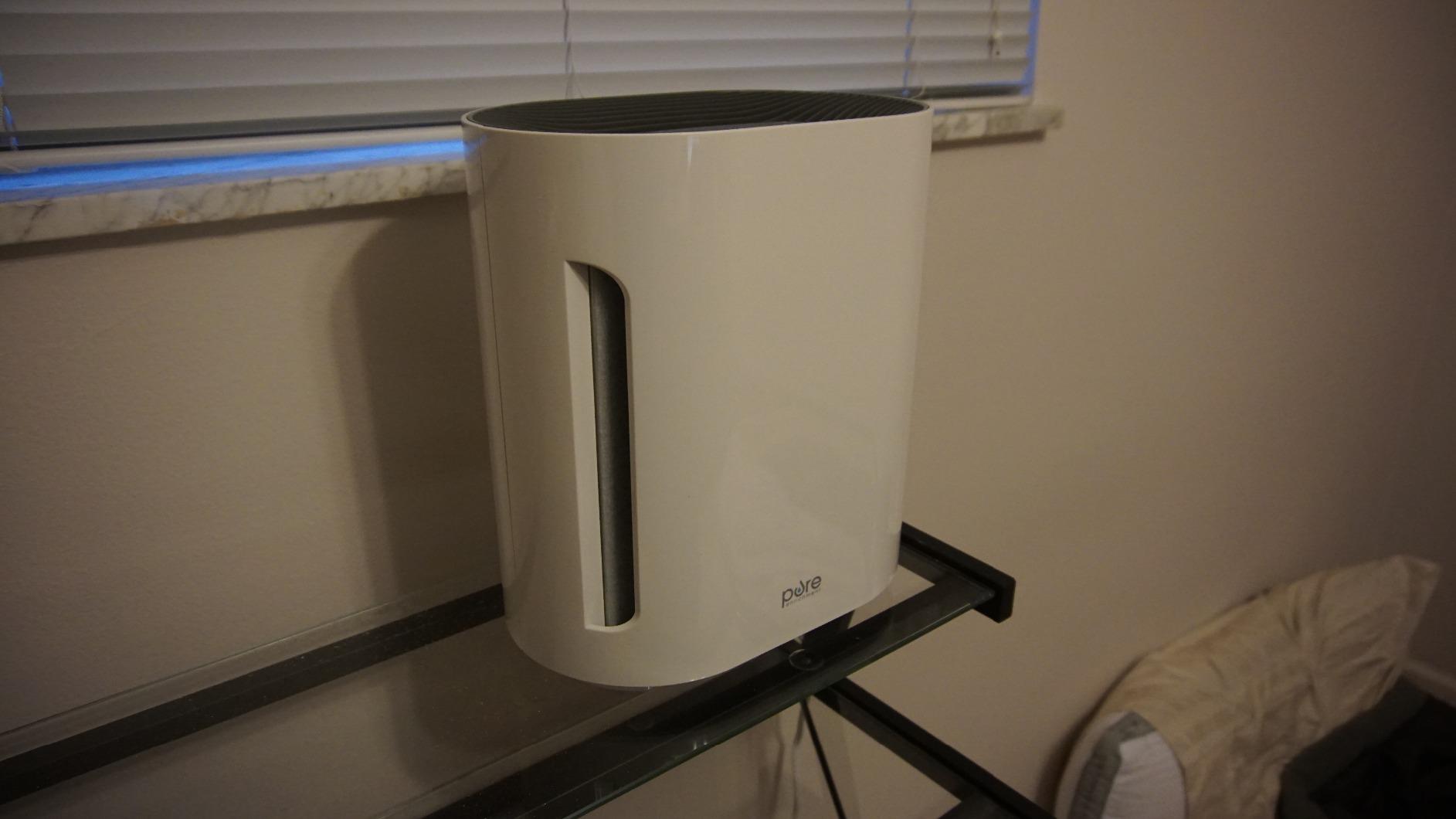 Pure Enrichment PureZone Air Purifier for Bedroom & Living Room, 4-Stage Filtration & UV-C Light, H13 HEPA Filter Helps Remove Bacteria, Pet Hair Dander, Allergens, Germs, Smoke, Dust (White) customer photo 1