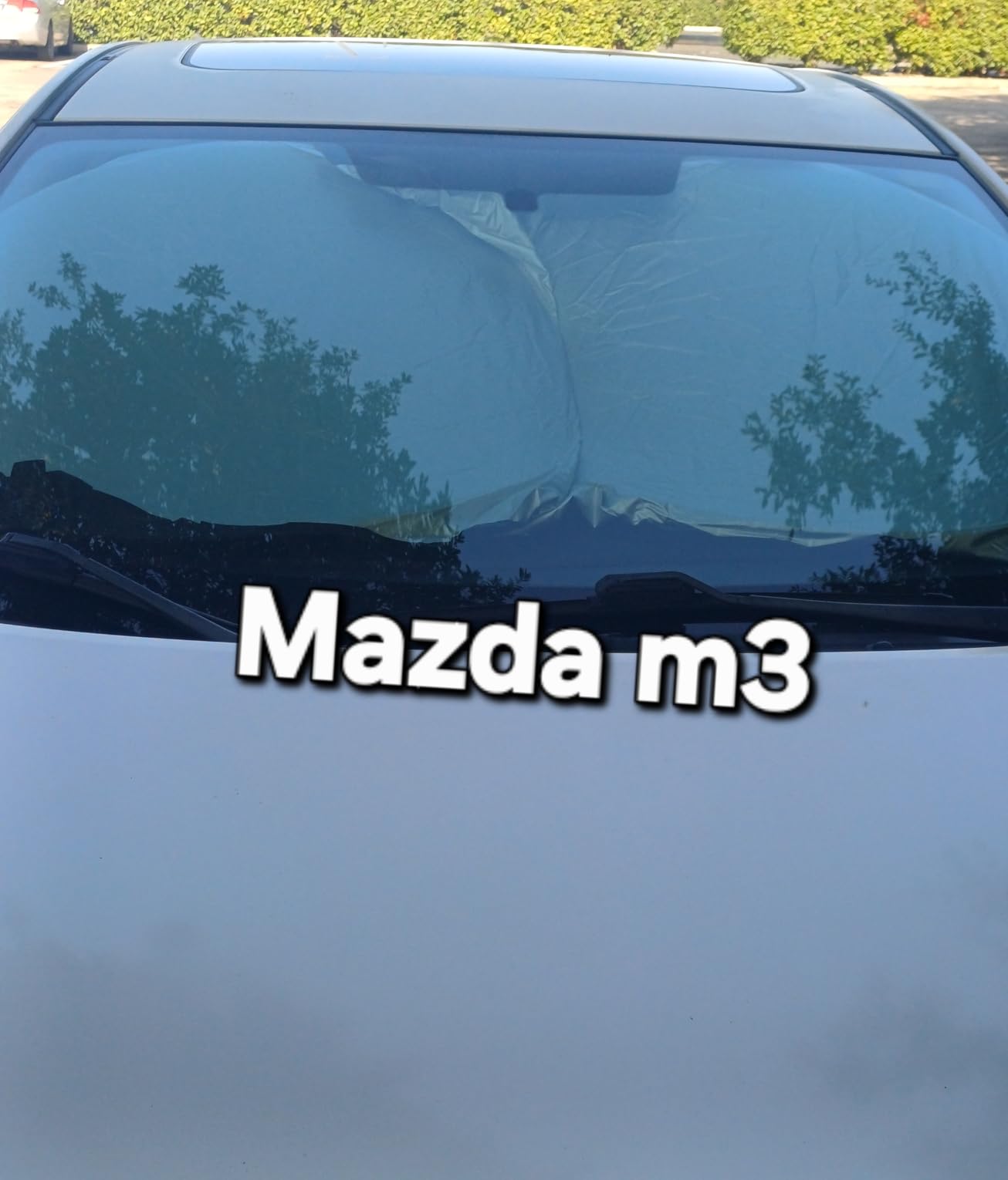 EcoNour Car Windshield Sun Shade, Front Window Sun Blocker for SUVs,Sedan customer photo 2